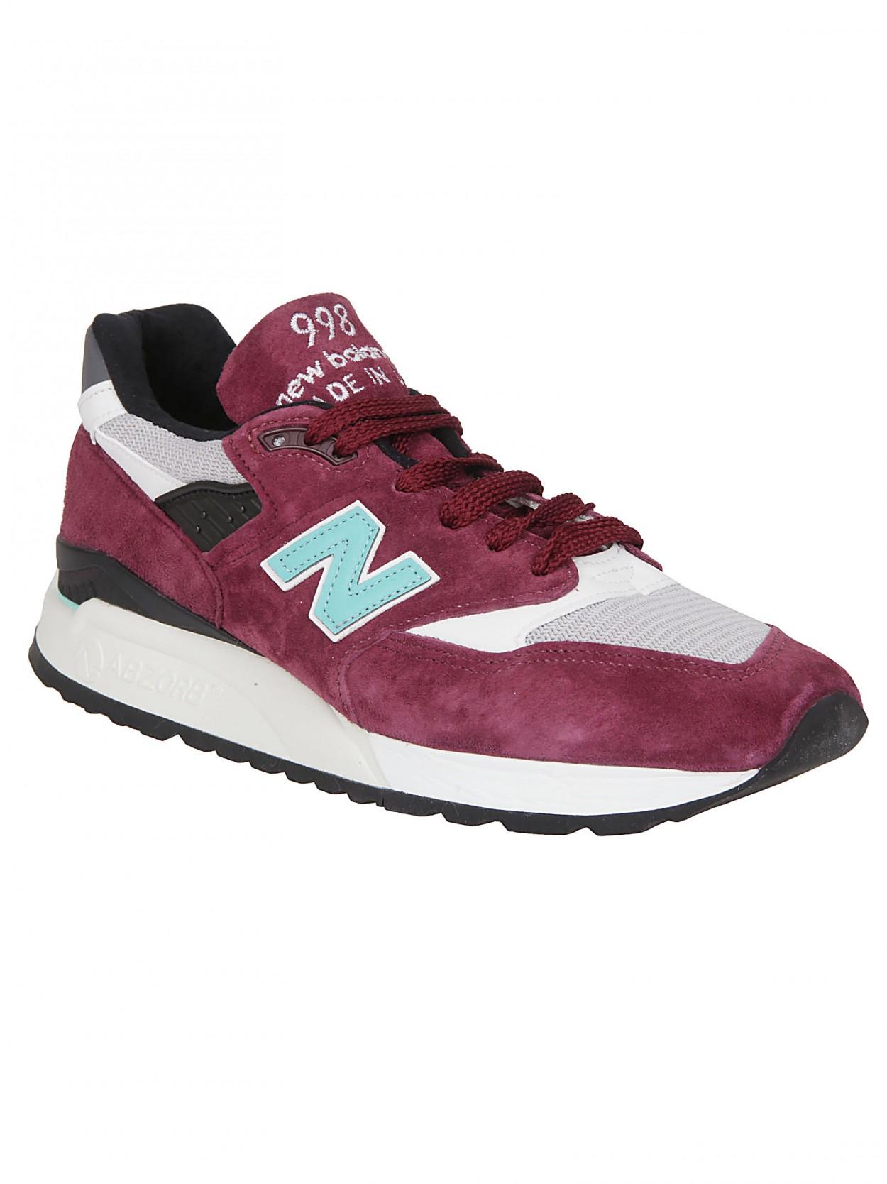 new balance burgundy leather