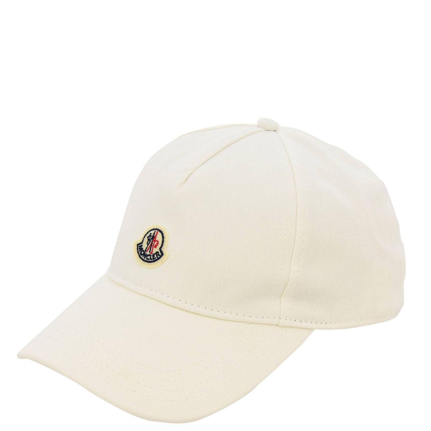 Moncler Hat in White - Lyst