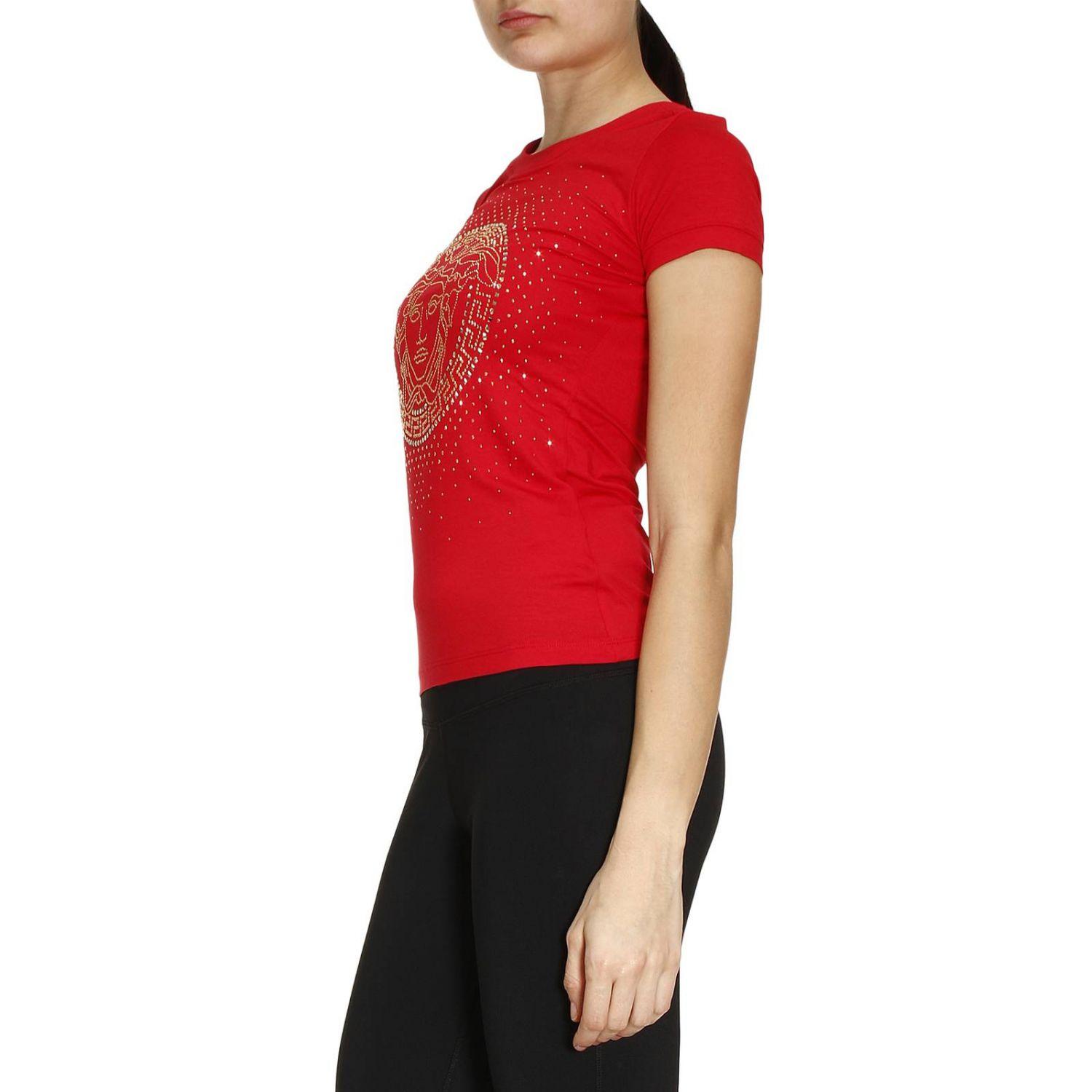 Lyst Versace Tshirt Women in Red