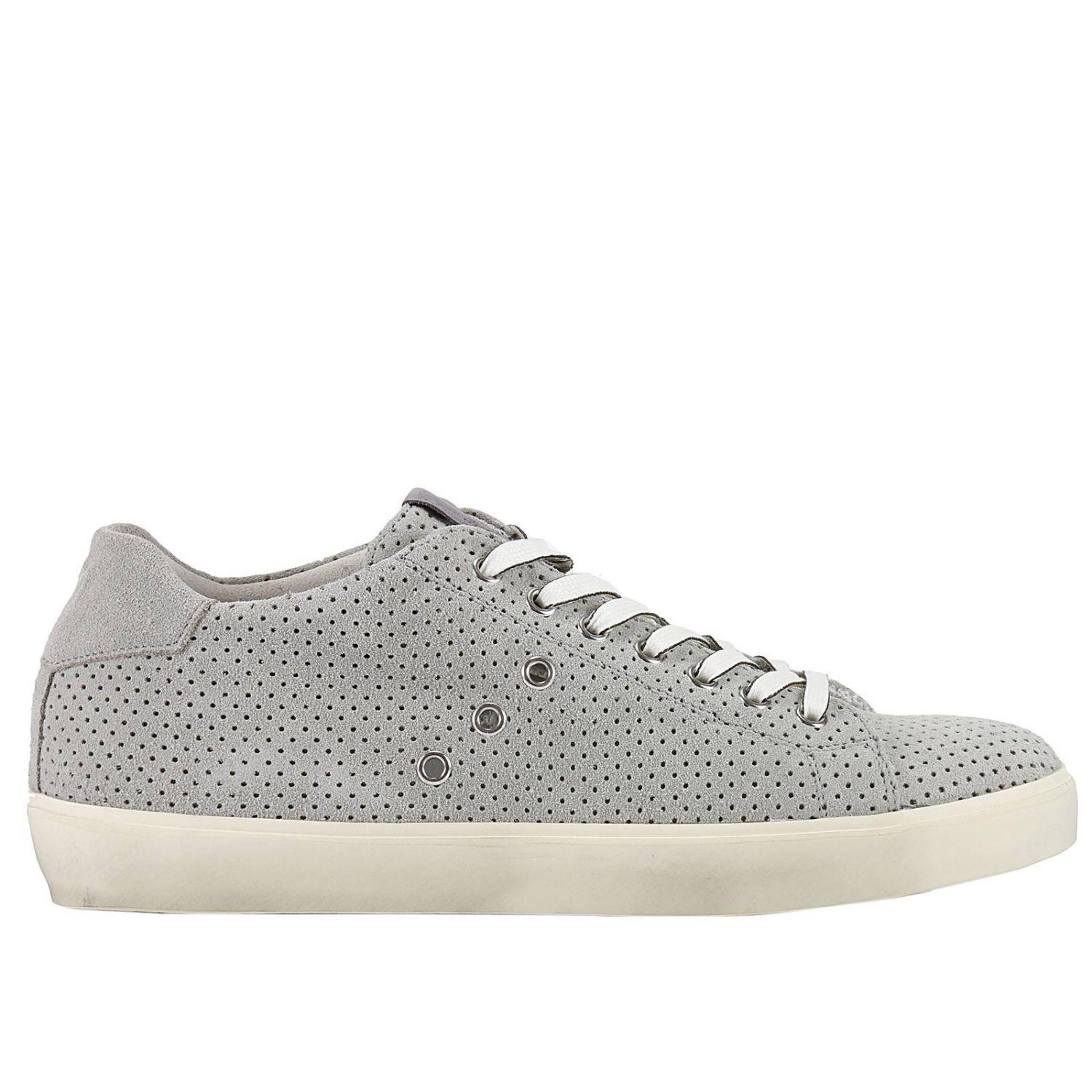 Lyst - Leather Crown Sneakers Shoes Men in Gray for Men