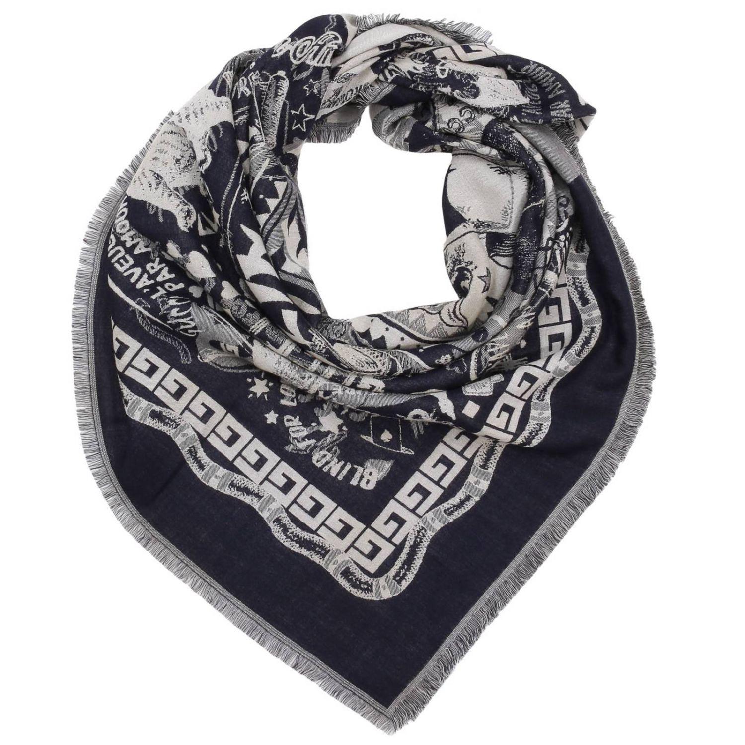 Lyst Gucci Scarf Men in Blue for Men