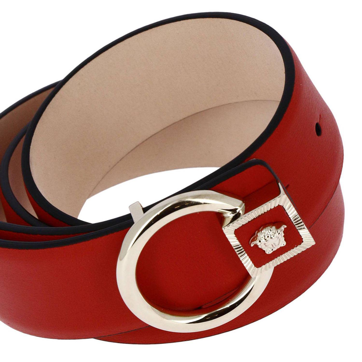 Lyst - Versace Belt Women in Red