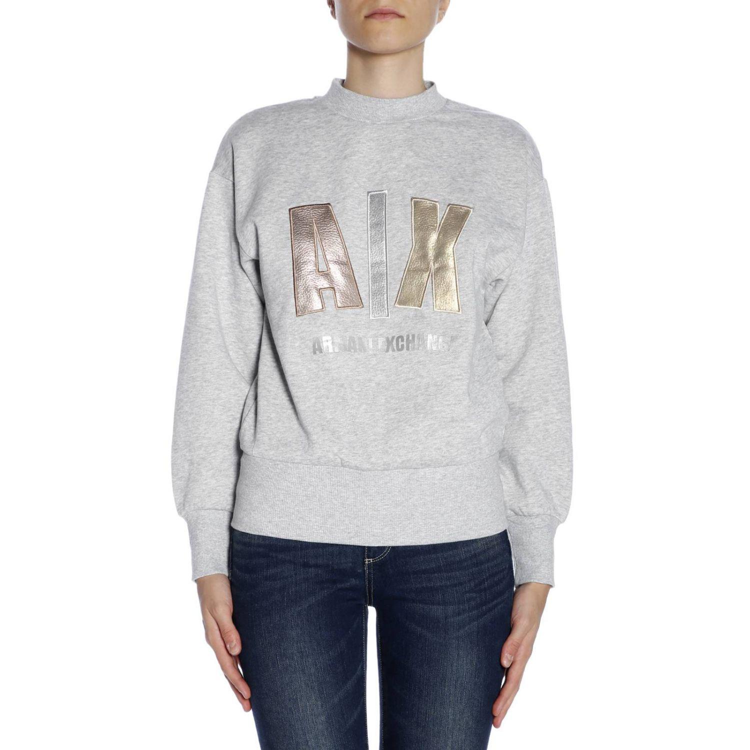 armani exchange grey sweatshirt