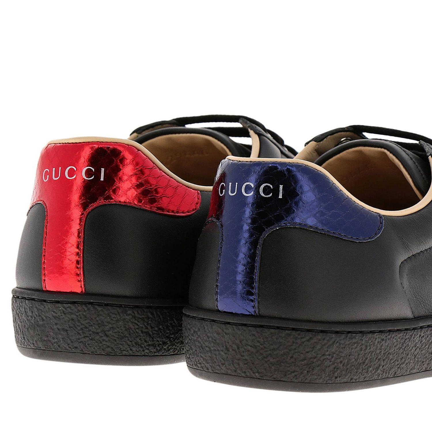 gucci black shoes mens