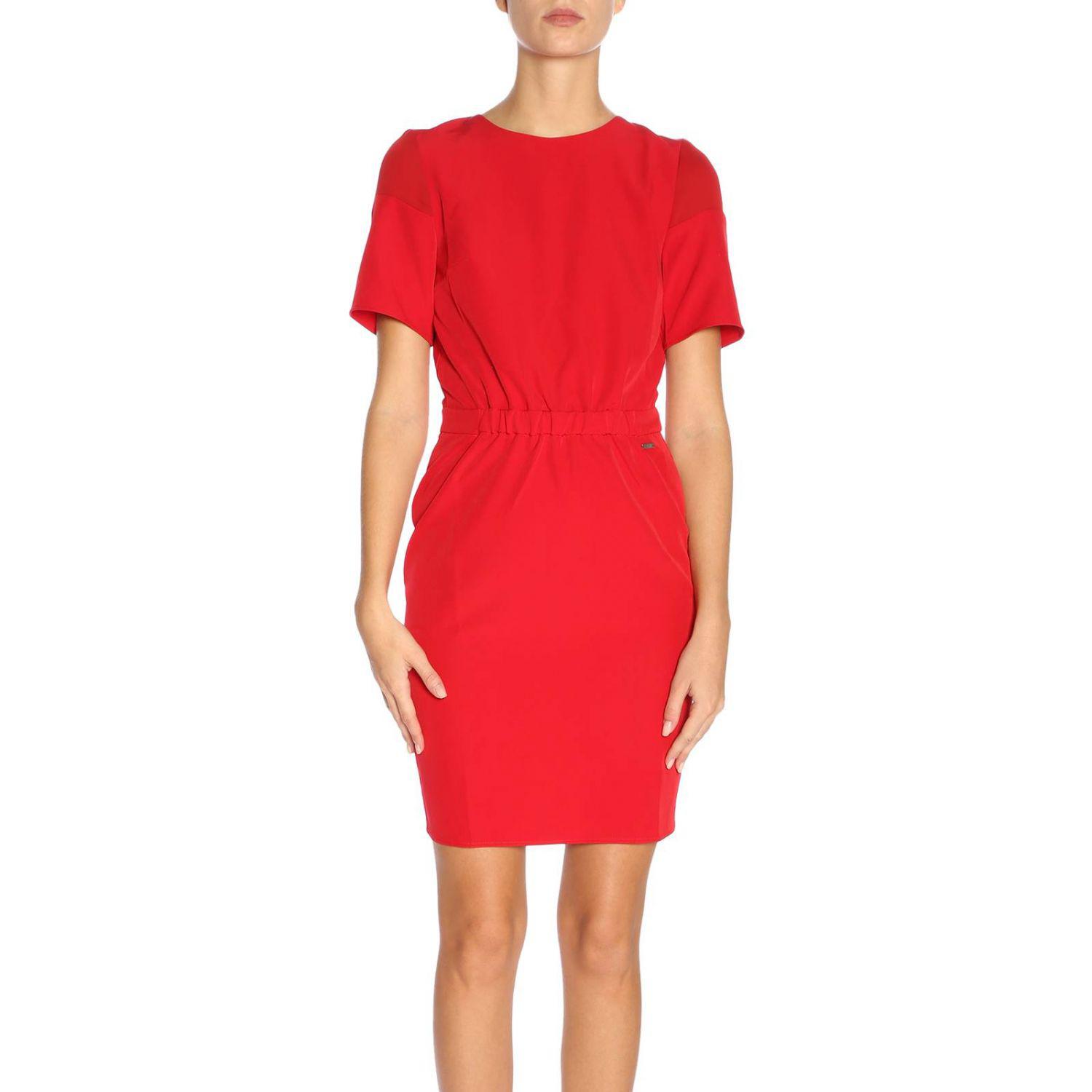 Lyst Armani Exchange Dress Women in Red