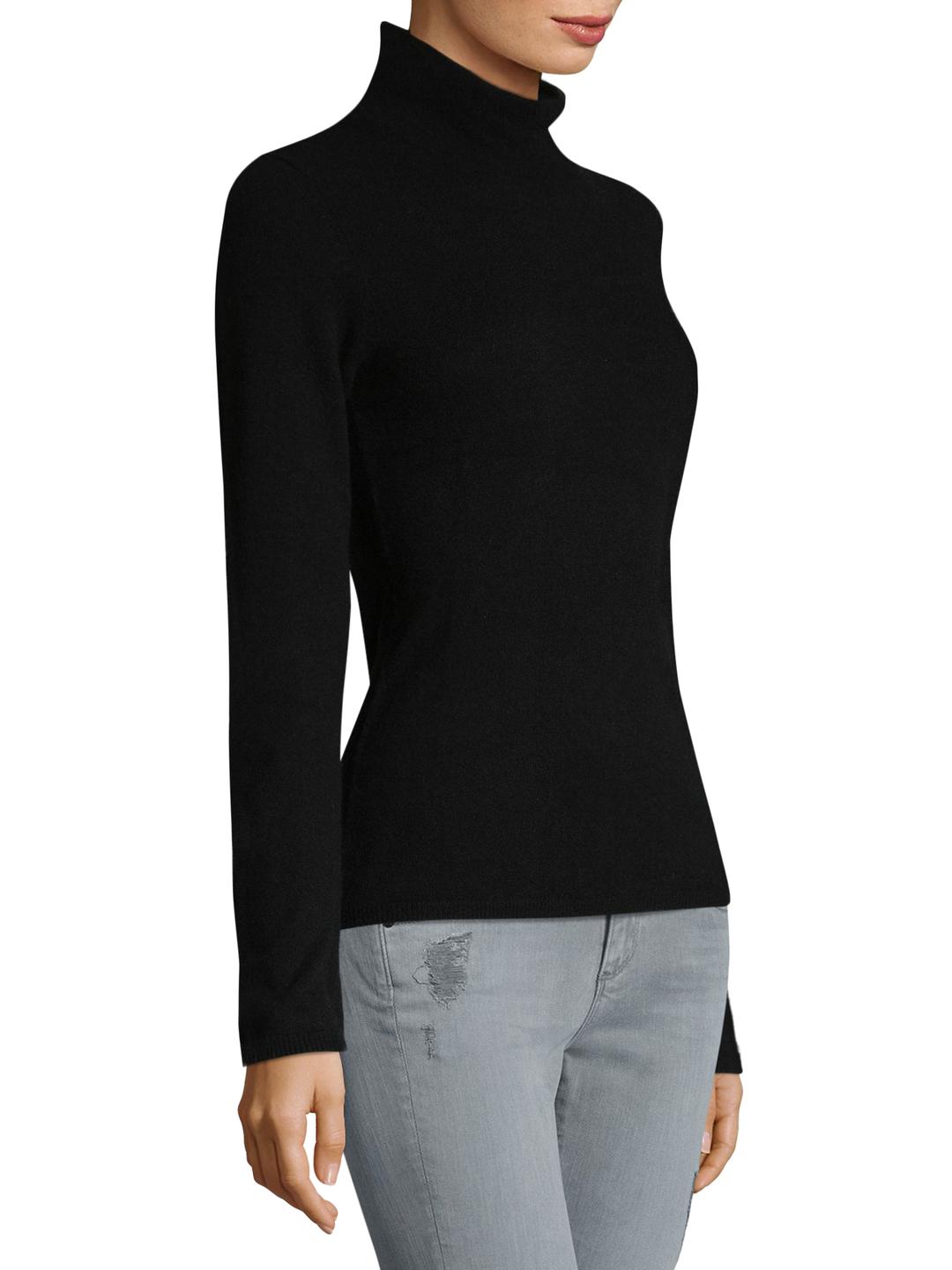 Download Lyst - Barrow & Grove Cashmere Mock Neck Sweater in Black