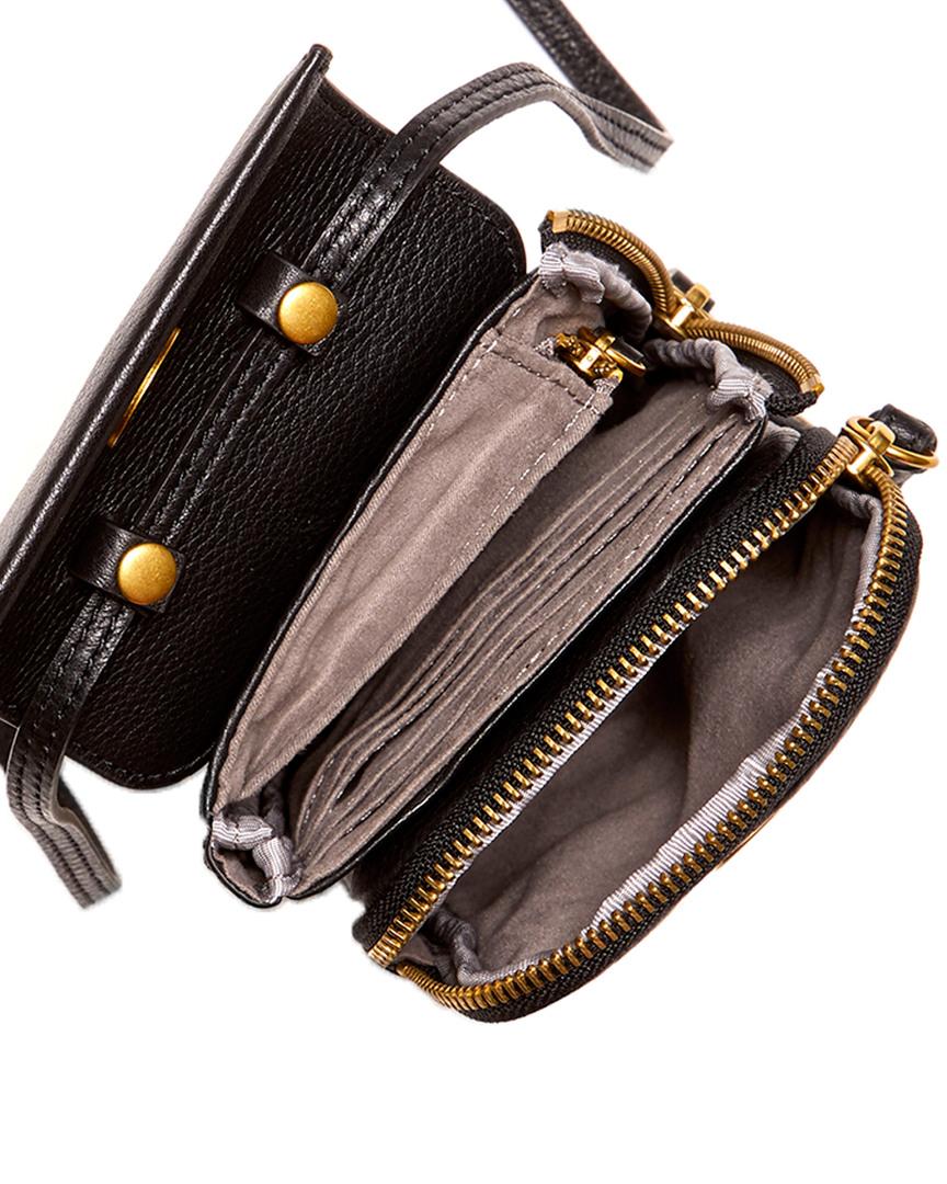 Vince Camuto Cory Crossbody Leather Phone Case in Black Lyst