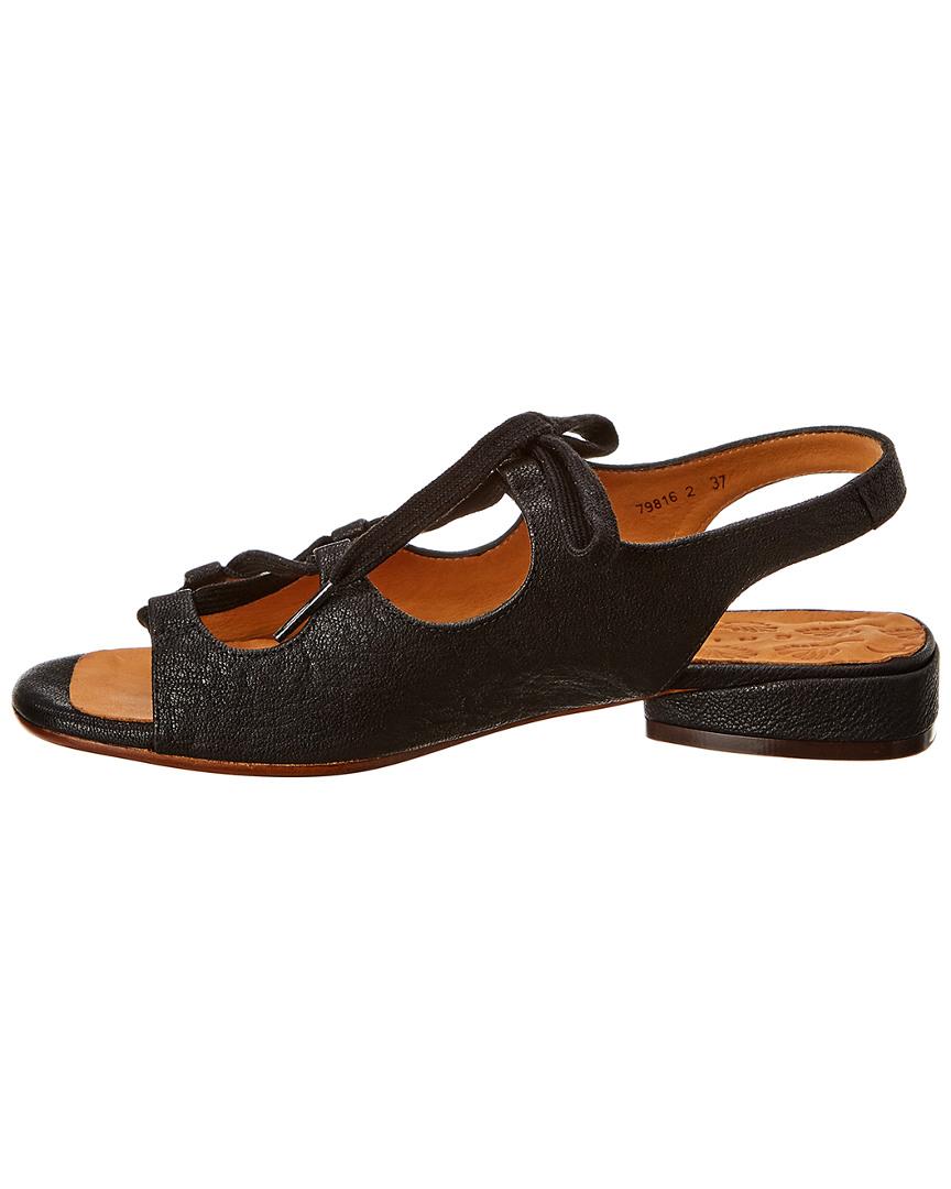 Mihara Nalia Chie Leather Sandal Black Lyst In 4A5RjL
