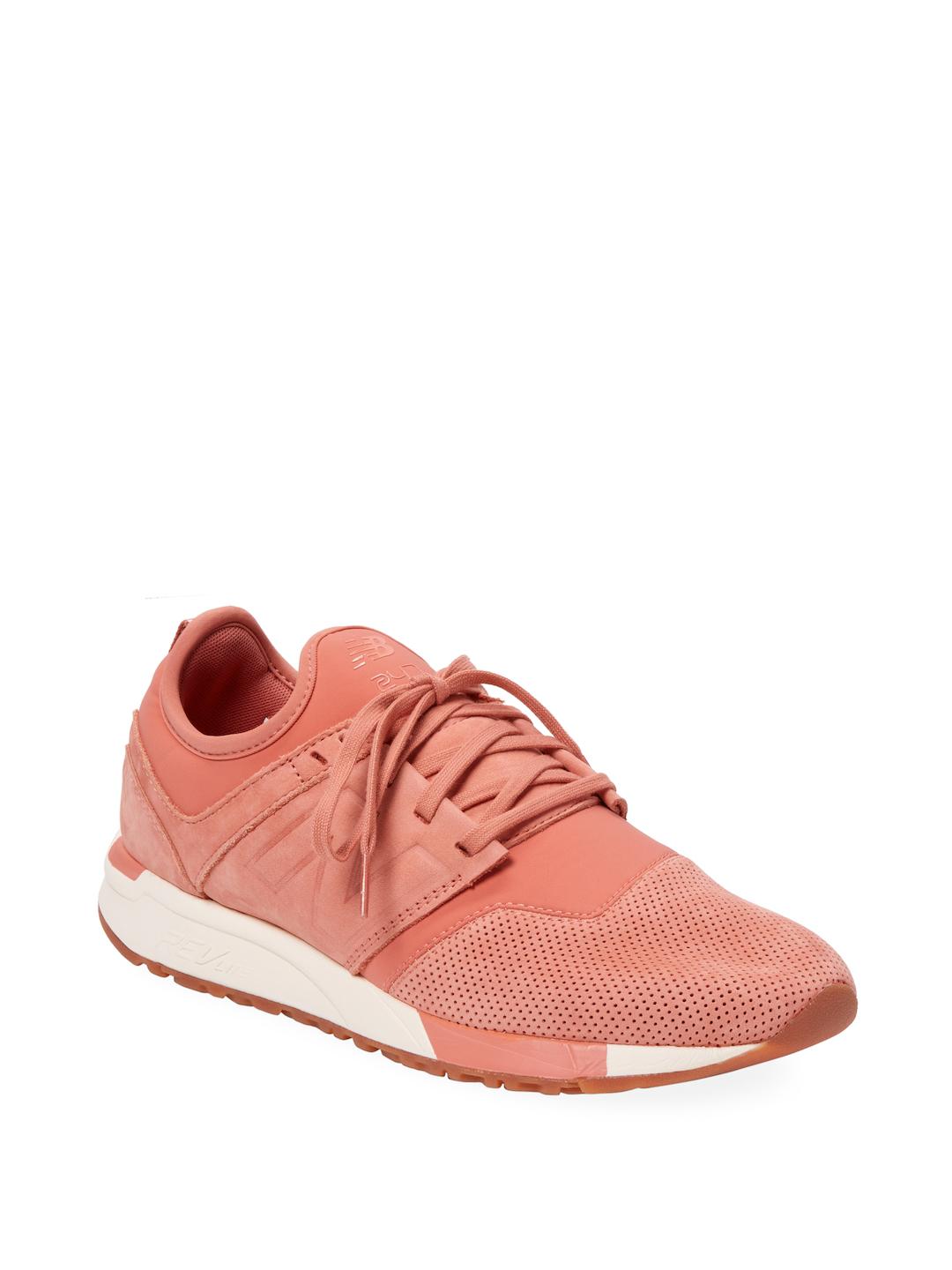 new balance 247 luxe trainers in pink nubuck new balance 247 luxe trainers in pink nubuck