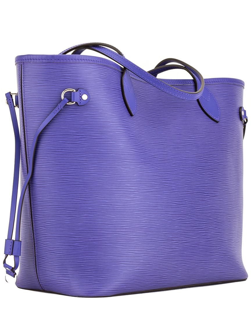 Louis Vuitton Purple Epi Leather Neverfull Mm in Purple - Lyst