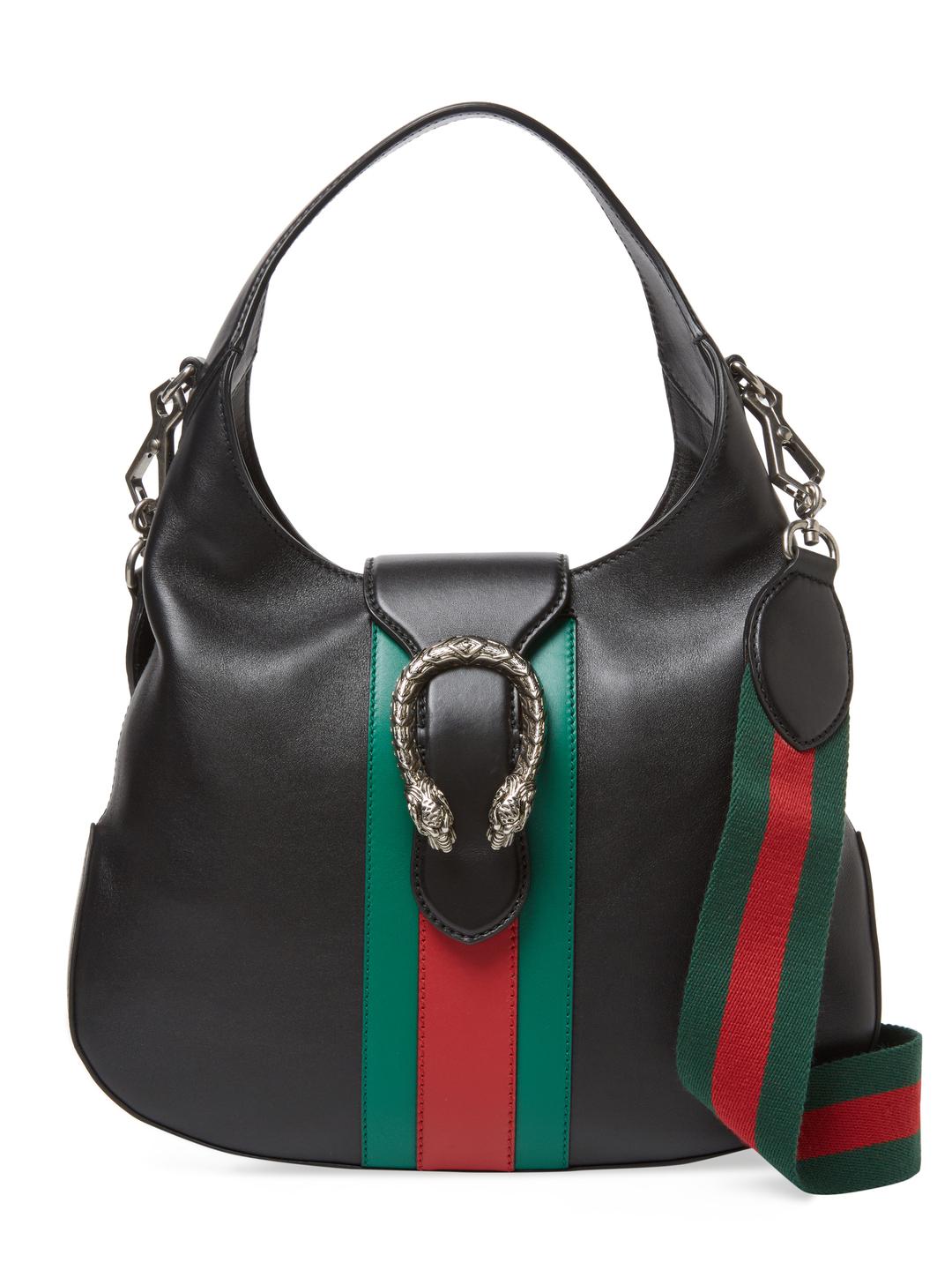 Lyst - Gucci Dionysus Small Leather Hobo in Black