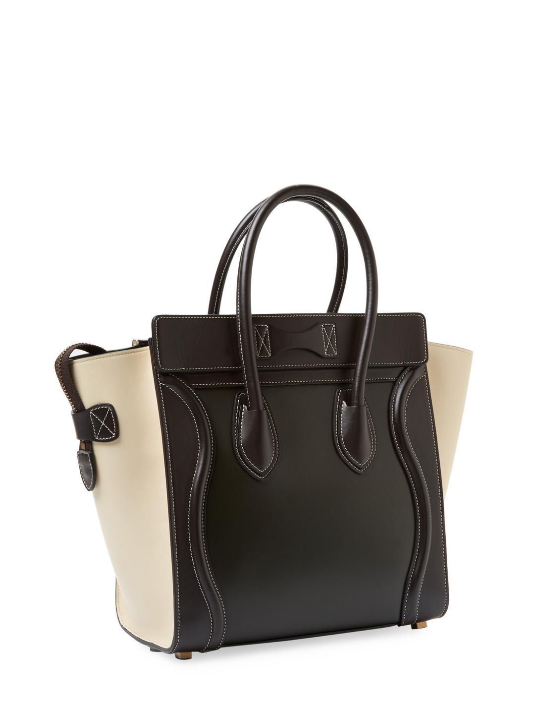 Lyst Céline Colorblock Tote Bag In Black Gallery