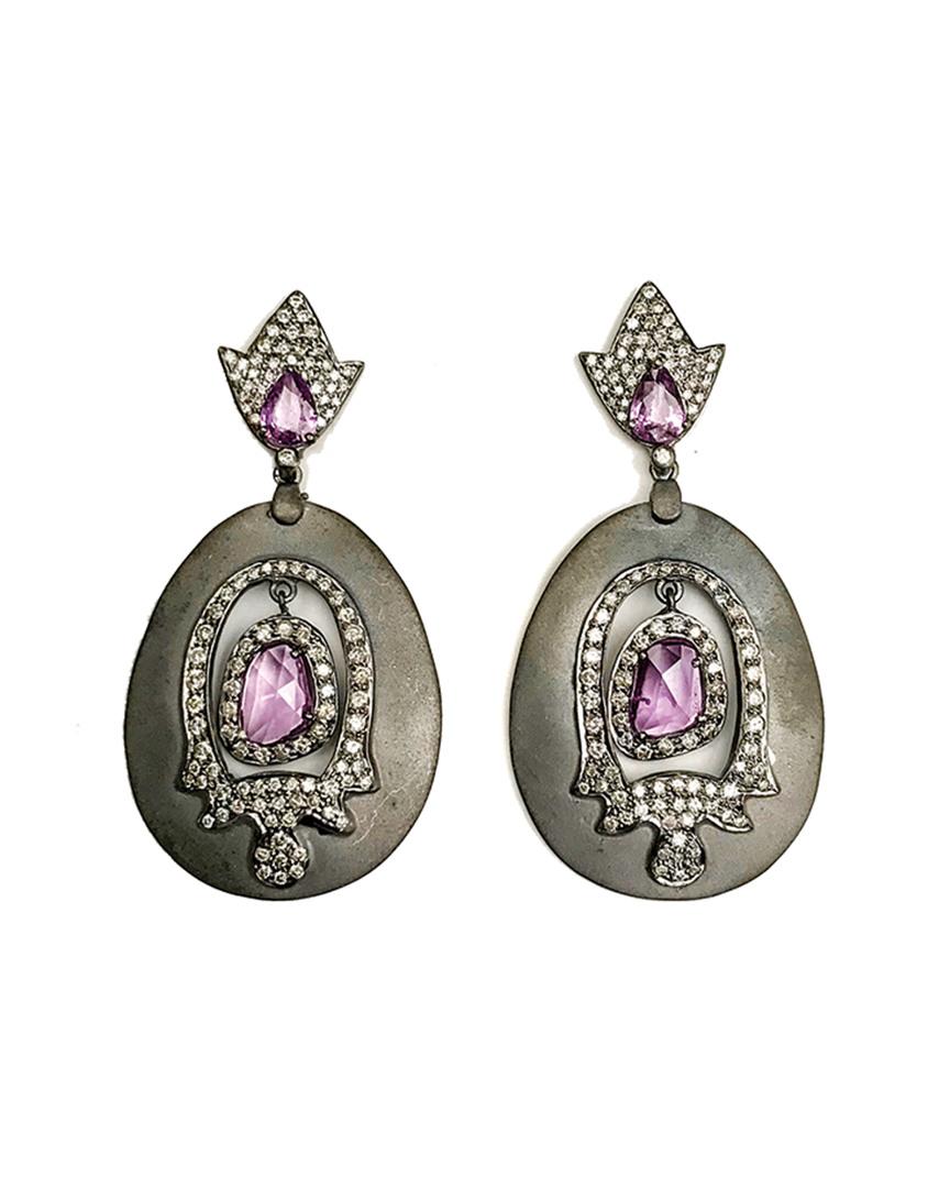 Lyst - Arthur Marder Fine Jewelry Silver 6.33 Ct. Tw. Diamond & Pink ...