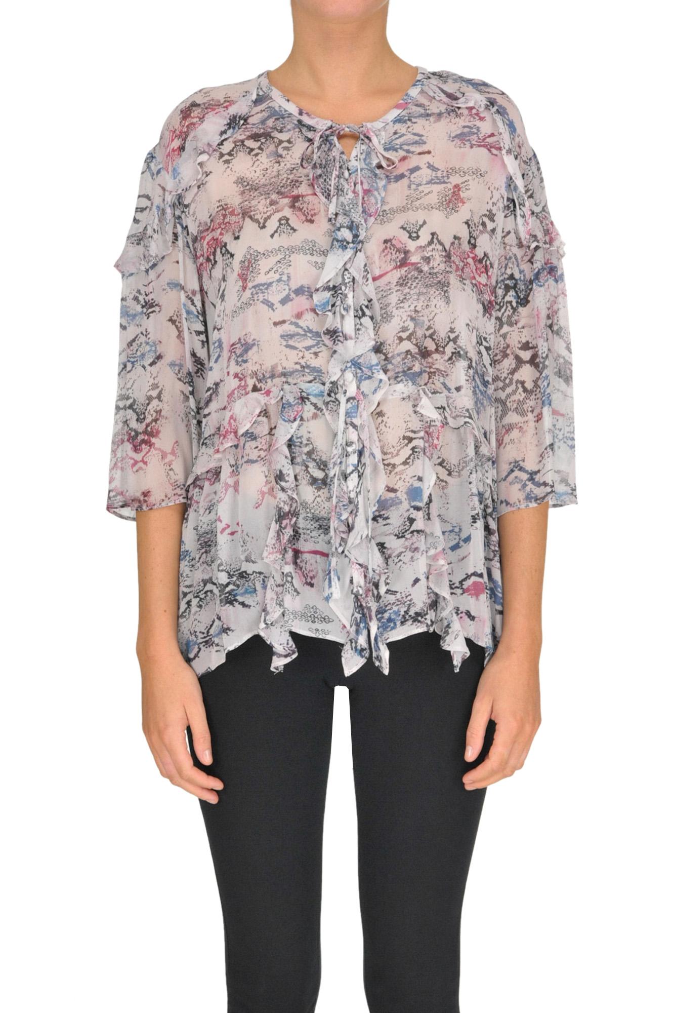 chiffon crepe blouse