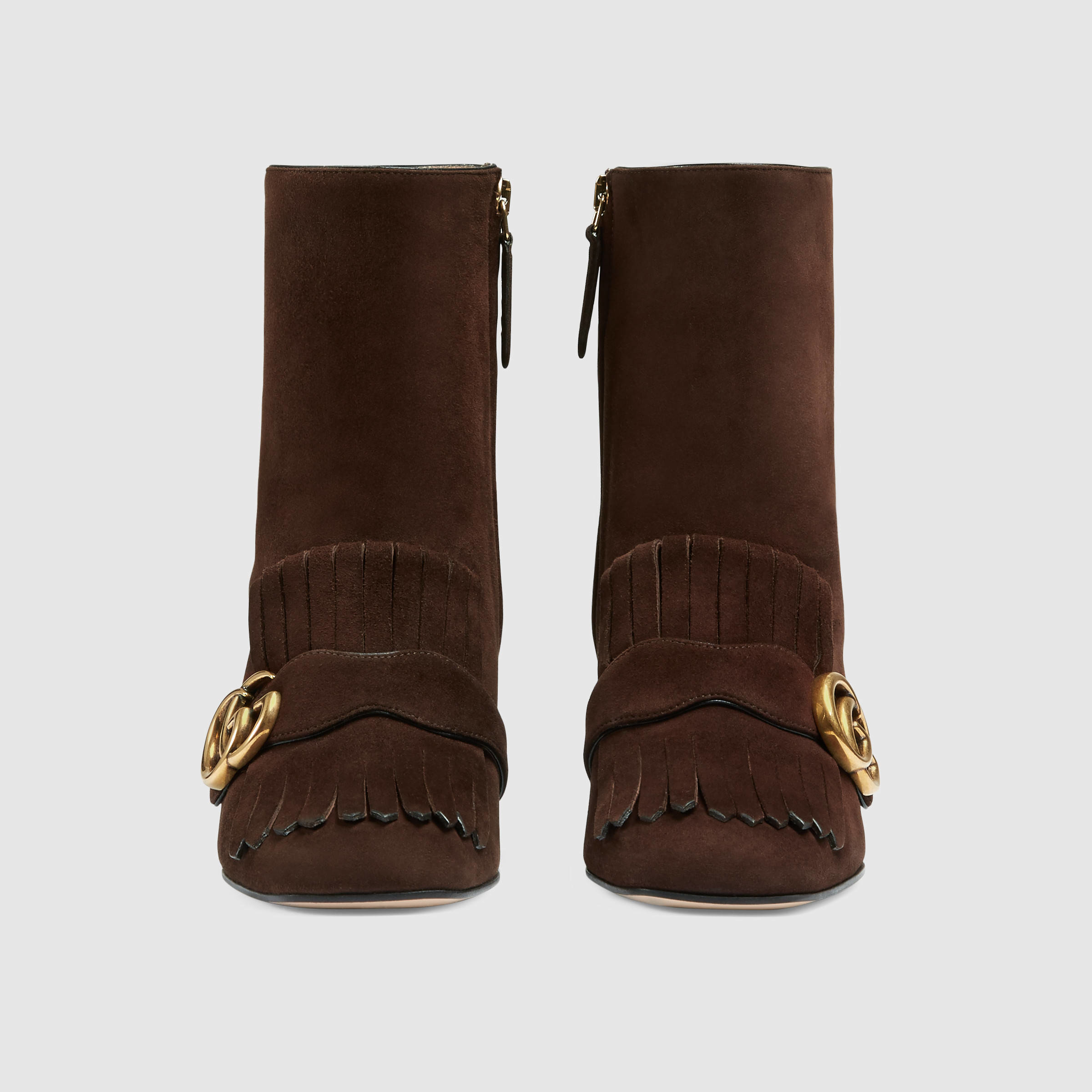 gucci brown suede boots