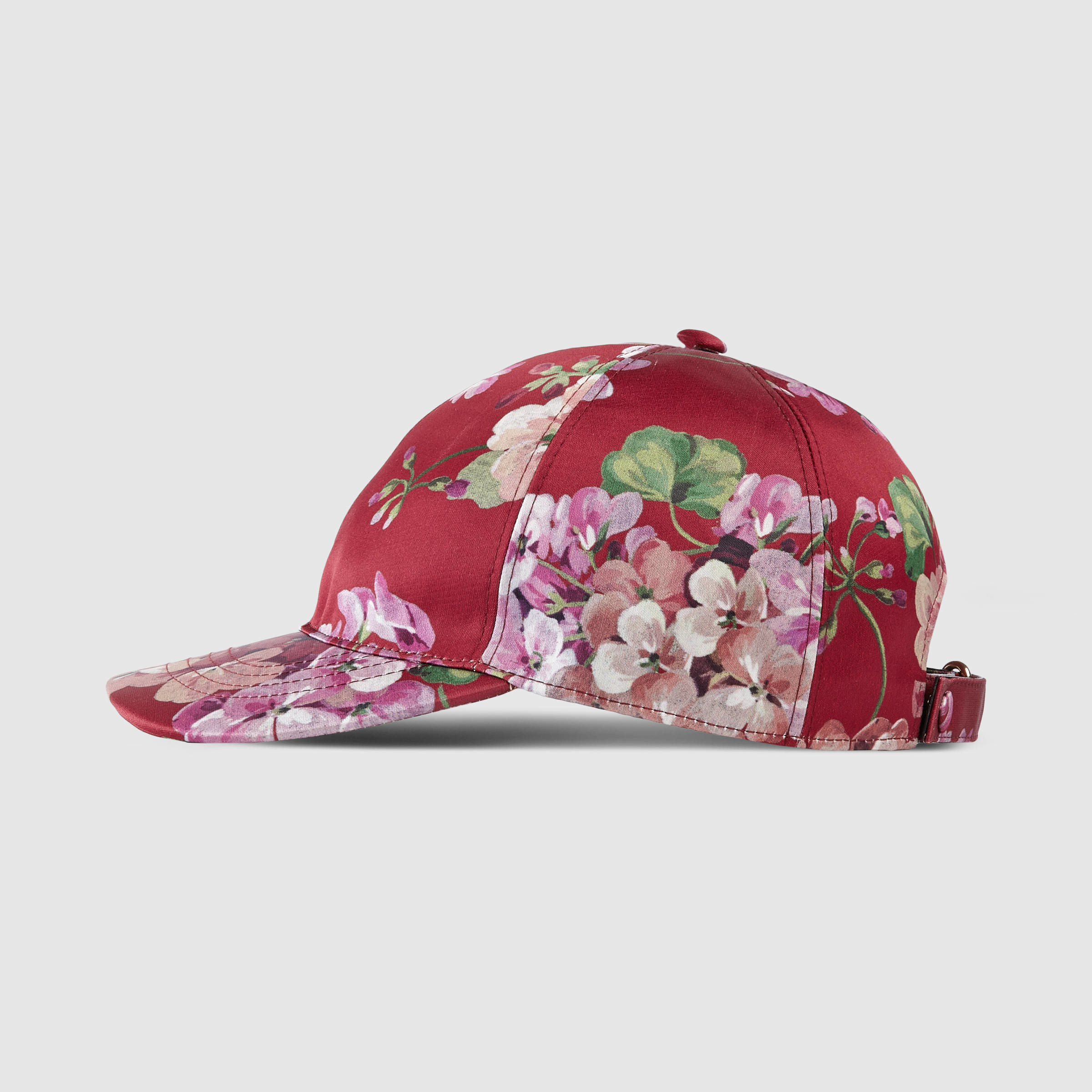 Lyst - Gucci Blooms Silk Baseball Hat in Red for Men