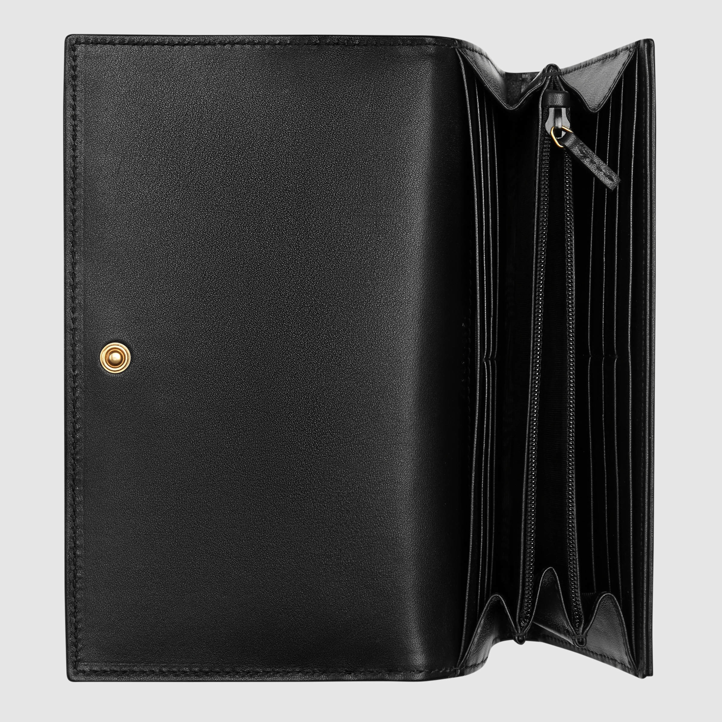 Lyst Gucci  Gg Marmont  Continental Wallet  in Black