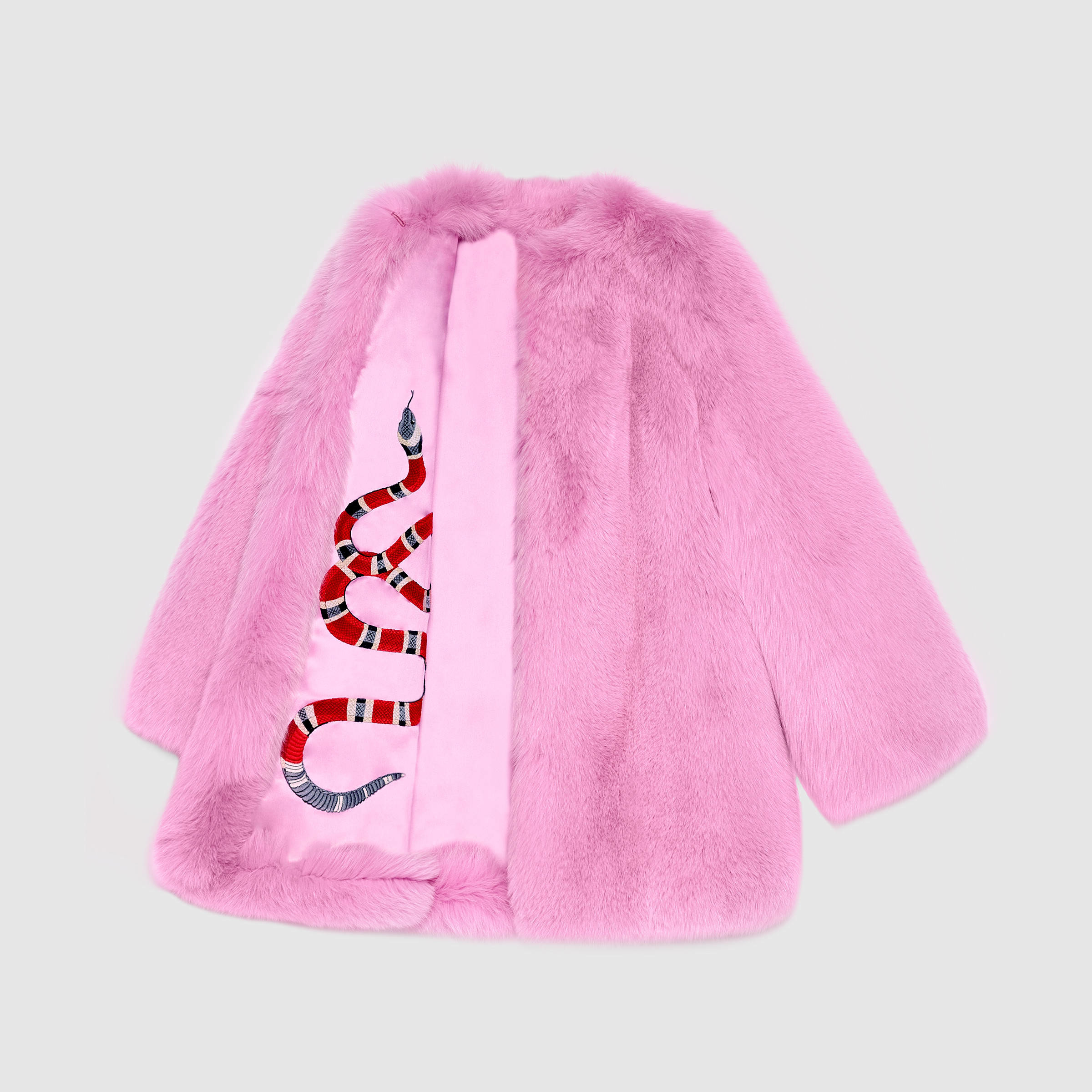 Lyst - Gucci Fox Fur Coat