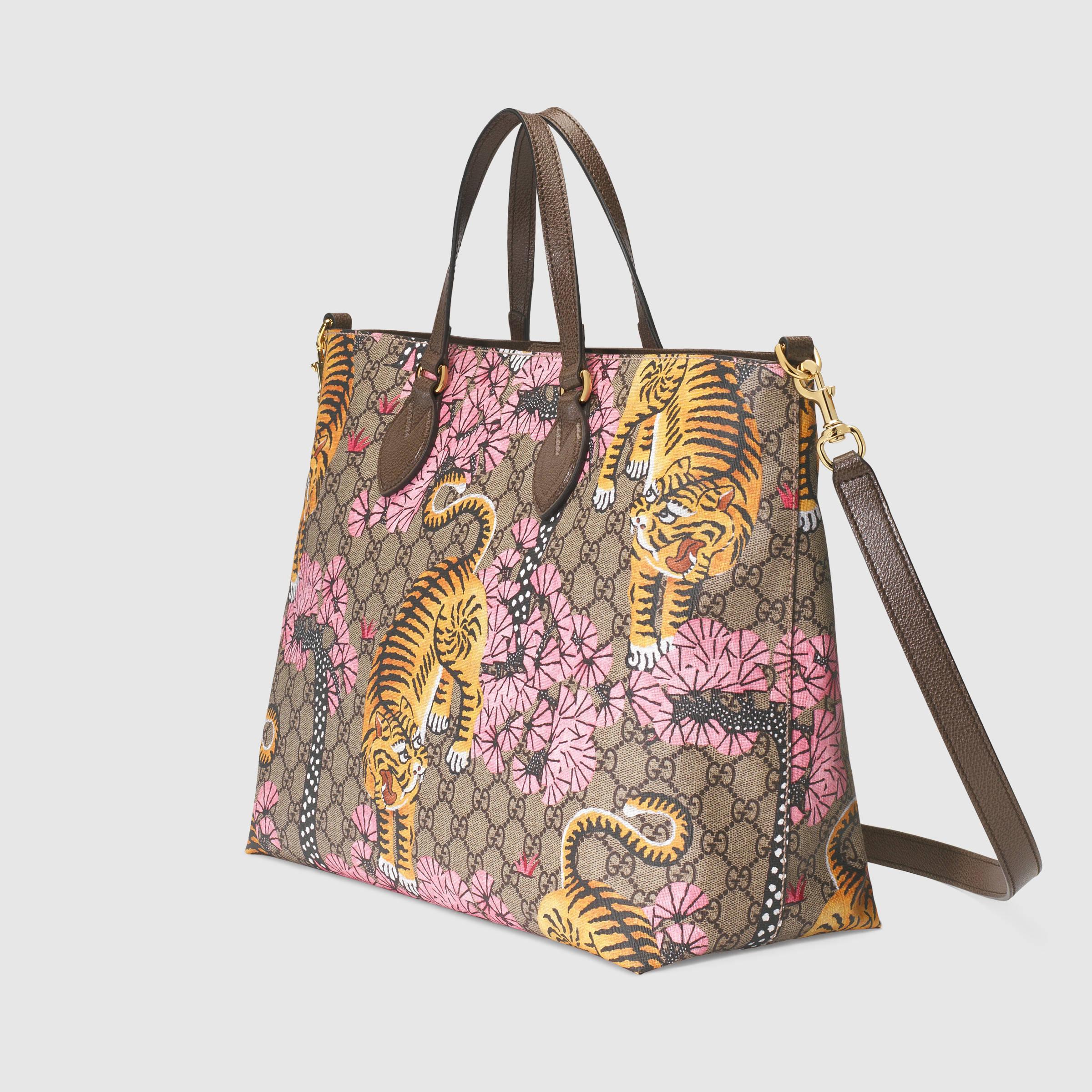 Lyst - Gucci Bengal Soft Gg Tote