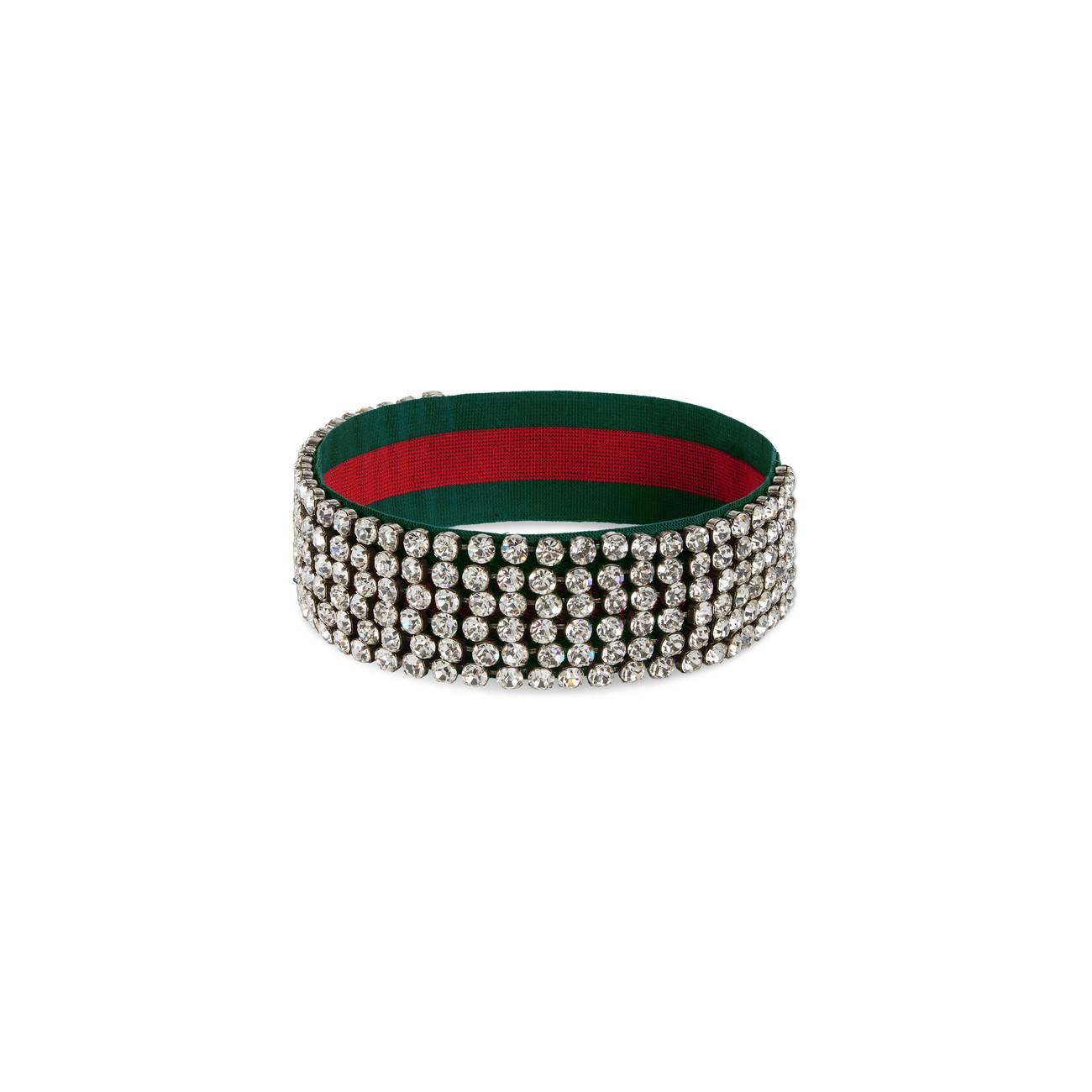 rhinestone gucci headband