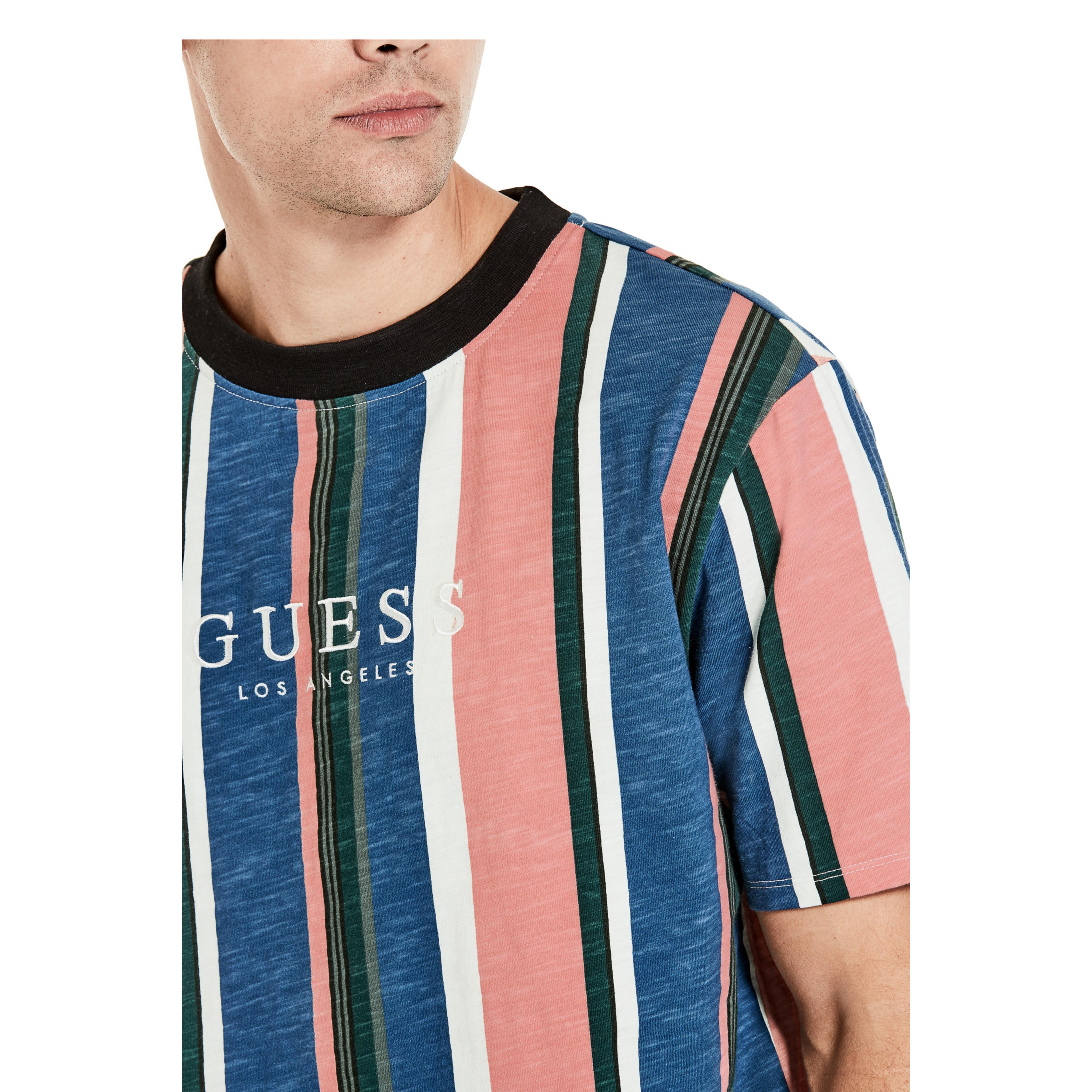 guess tshirt stripe