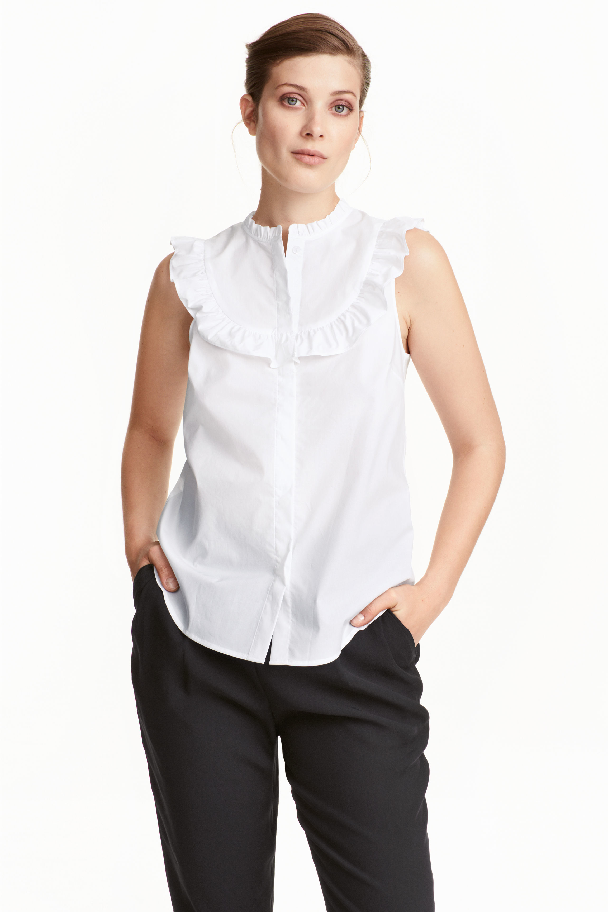 white sleeveless blouse h m black dressy blouses white sleeveless blouse h m black dressy blouses