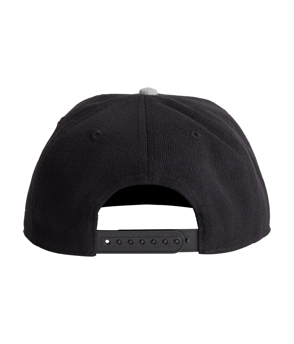 Lyst - H&M Embroidered Cap in Black for Men