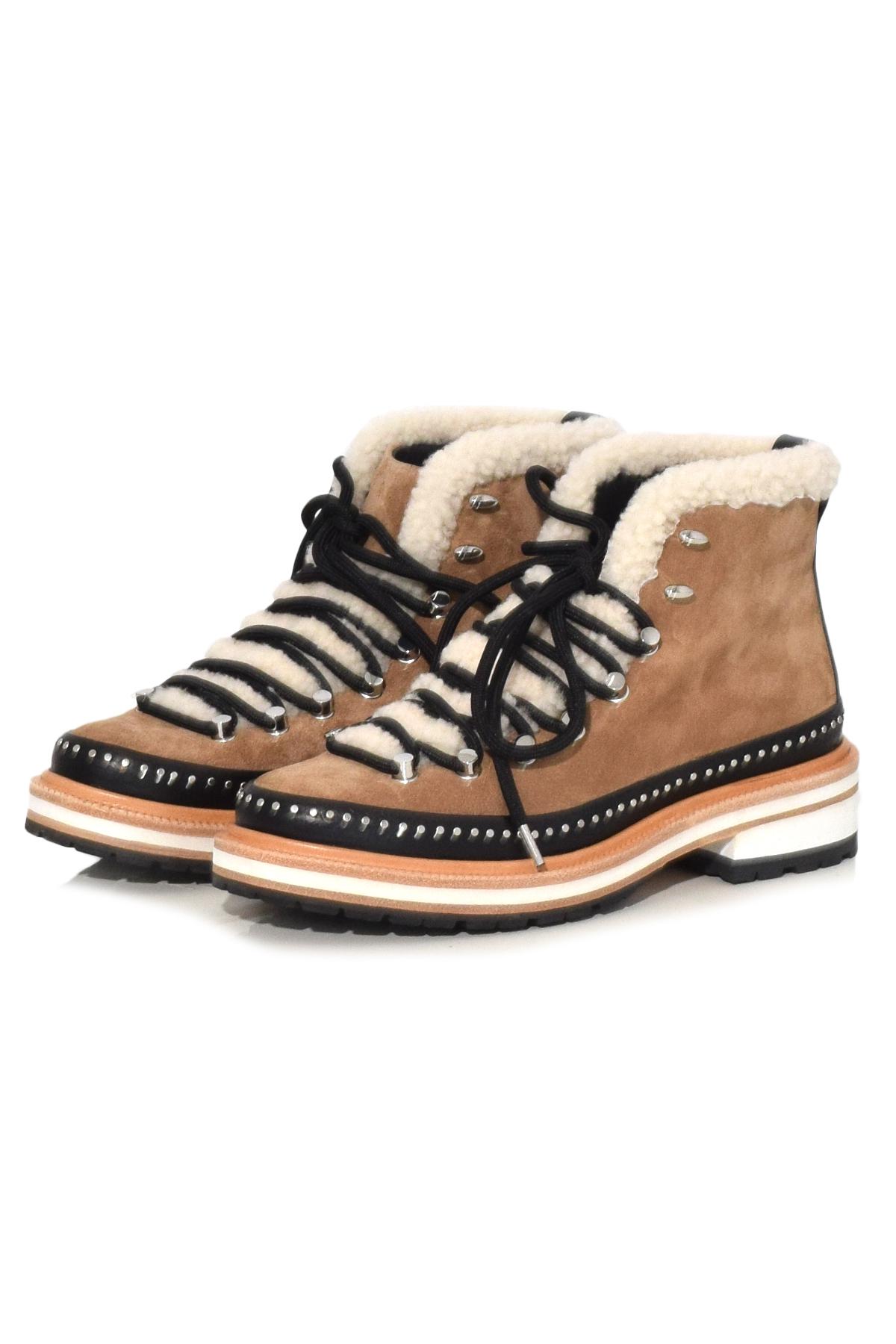 Lyst - Rag & Bone Compass Boot In Camel/shearling