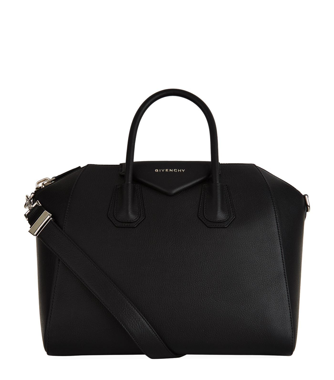 Givenchy Leather Medium Antigona Grain Tote Bag in Black - Save 8% - Lyst