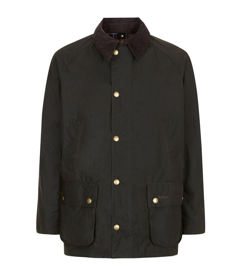 Barbour Ashby Waxed Jacket in Green for Men | Lyst