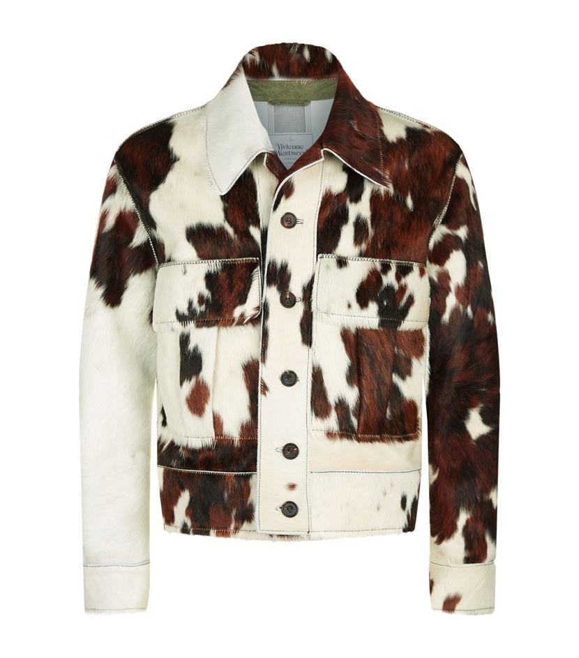 Vivienne Westwood Leather Cow Jacket for Men - Lyst