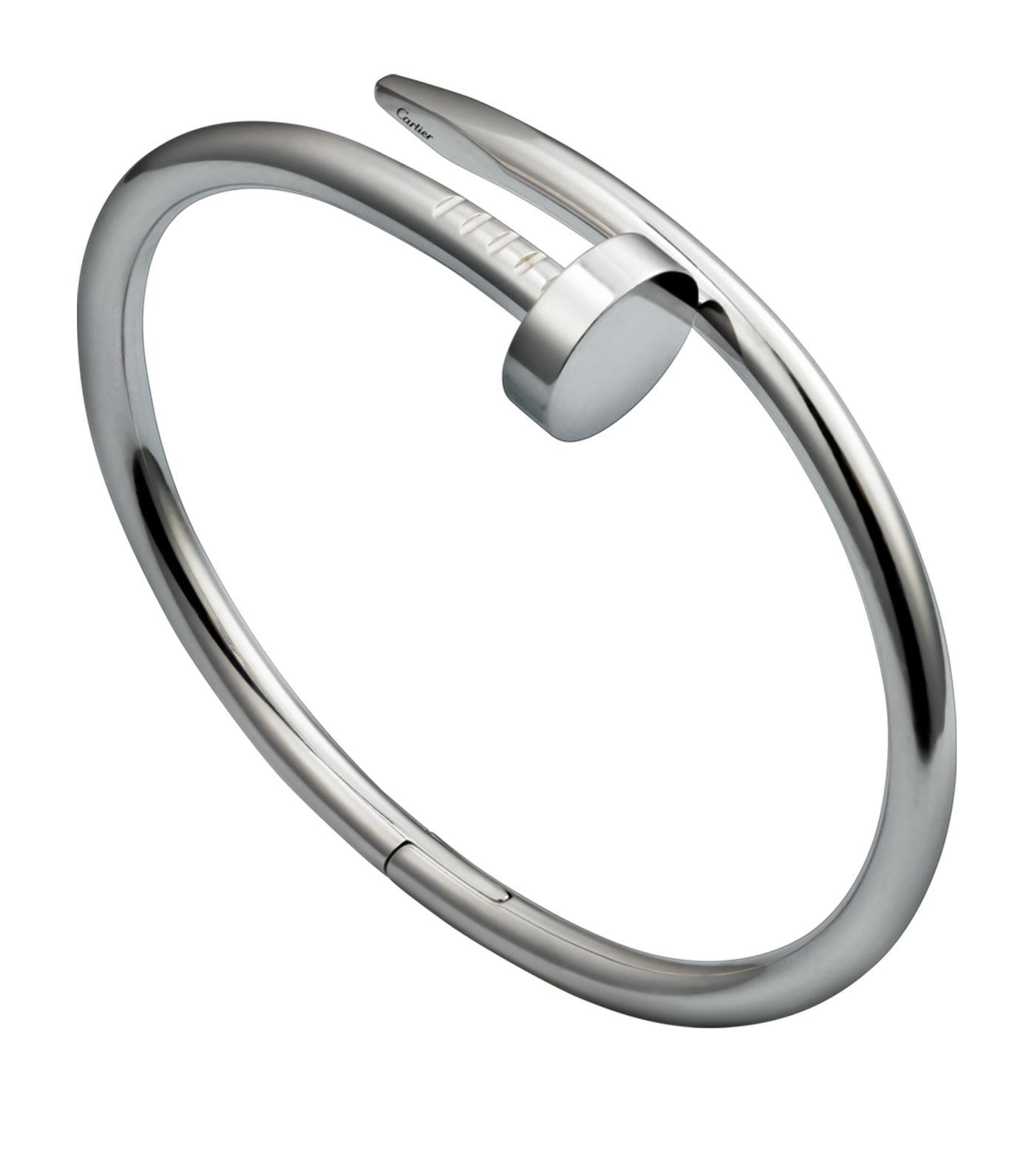 Cartier White Gold Juste Un Clou Bracelet In Metallic Lyst View Fullscreen