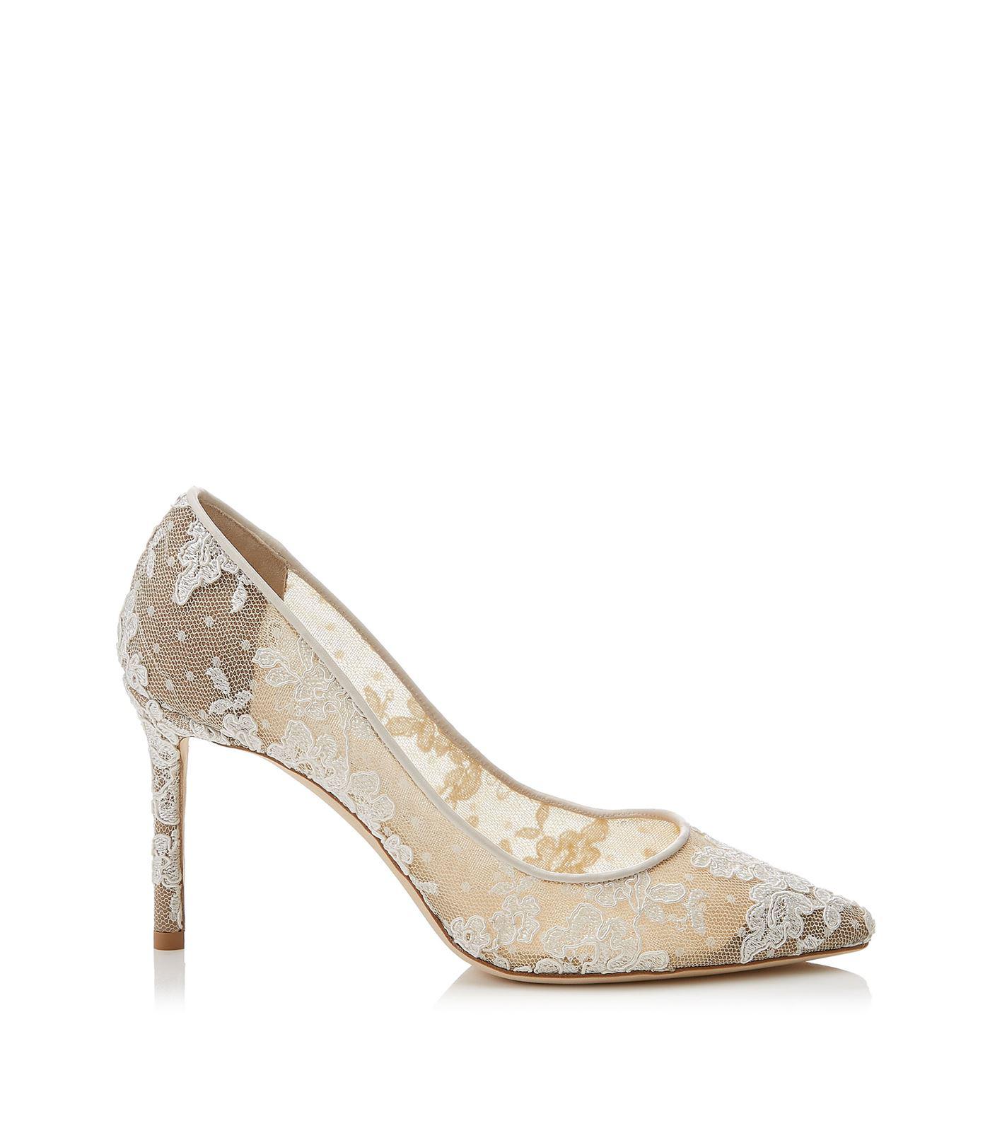 Jimmy Choo Romy 85 in White - Lyst