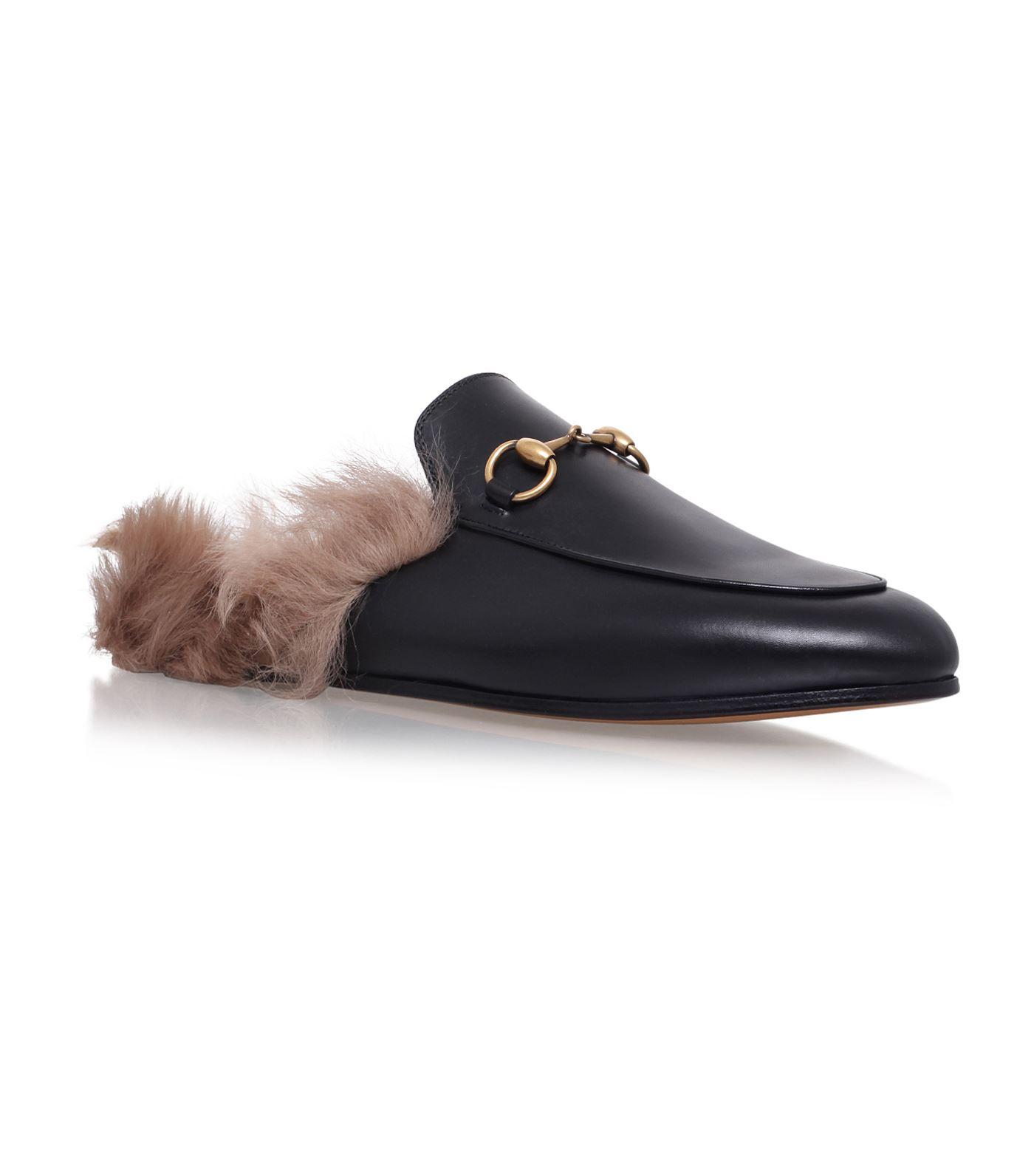 Lyst Gucci Princetown Leather Slippers for Men