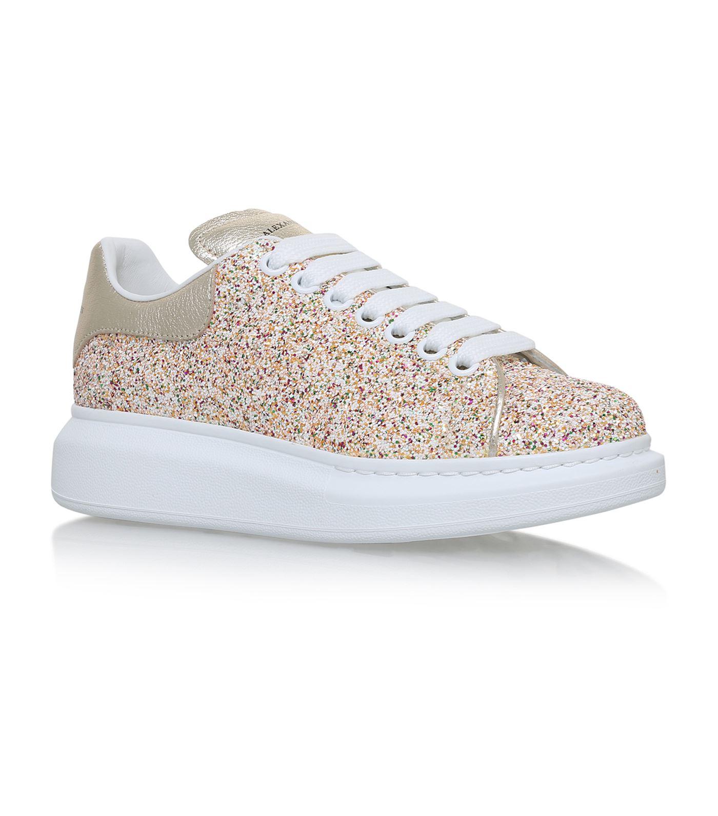 alexander mcqueen sparkly trainers