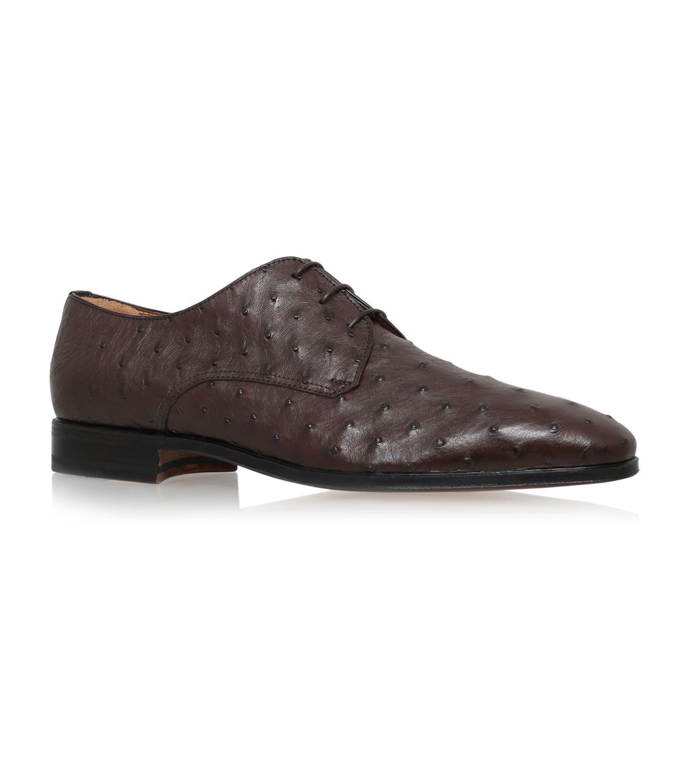 Cheap Mens Stemar Ostrich Derby Brown Cheap Mens Stemar Ostrich Derby Brown
