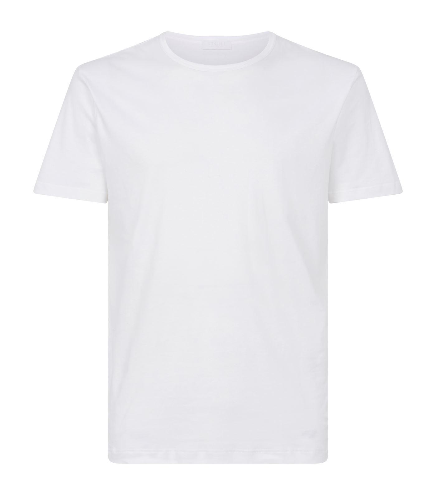 Sunspel Cotton T-shirt in White for Men - Lyst