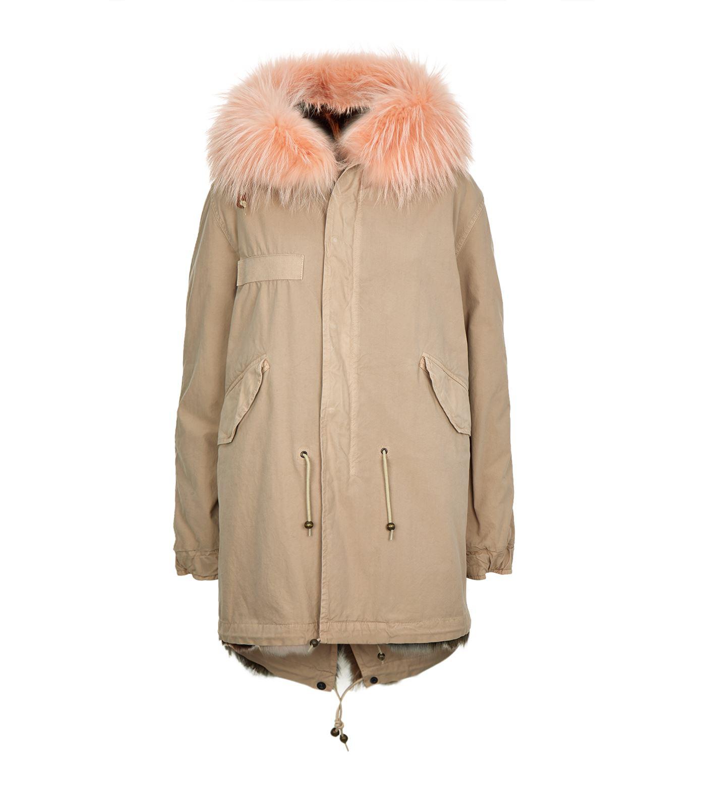 mr and mrs italy fur lined parka