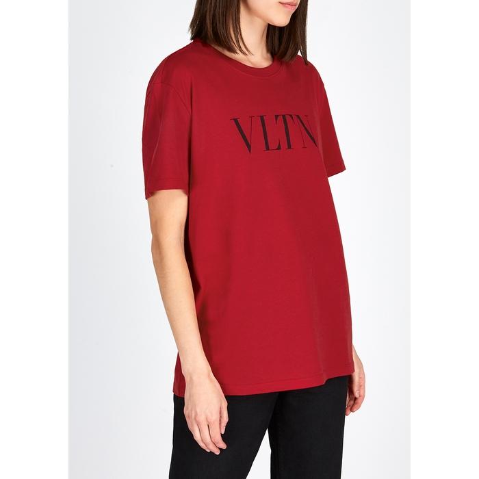 vltn red t shirt