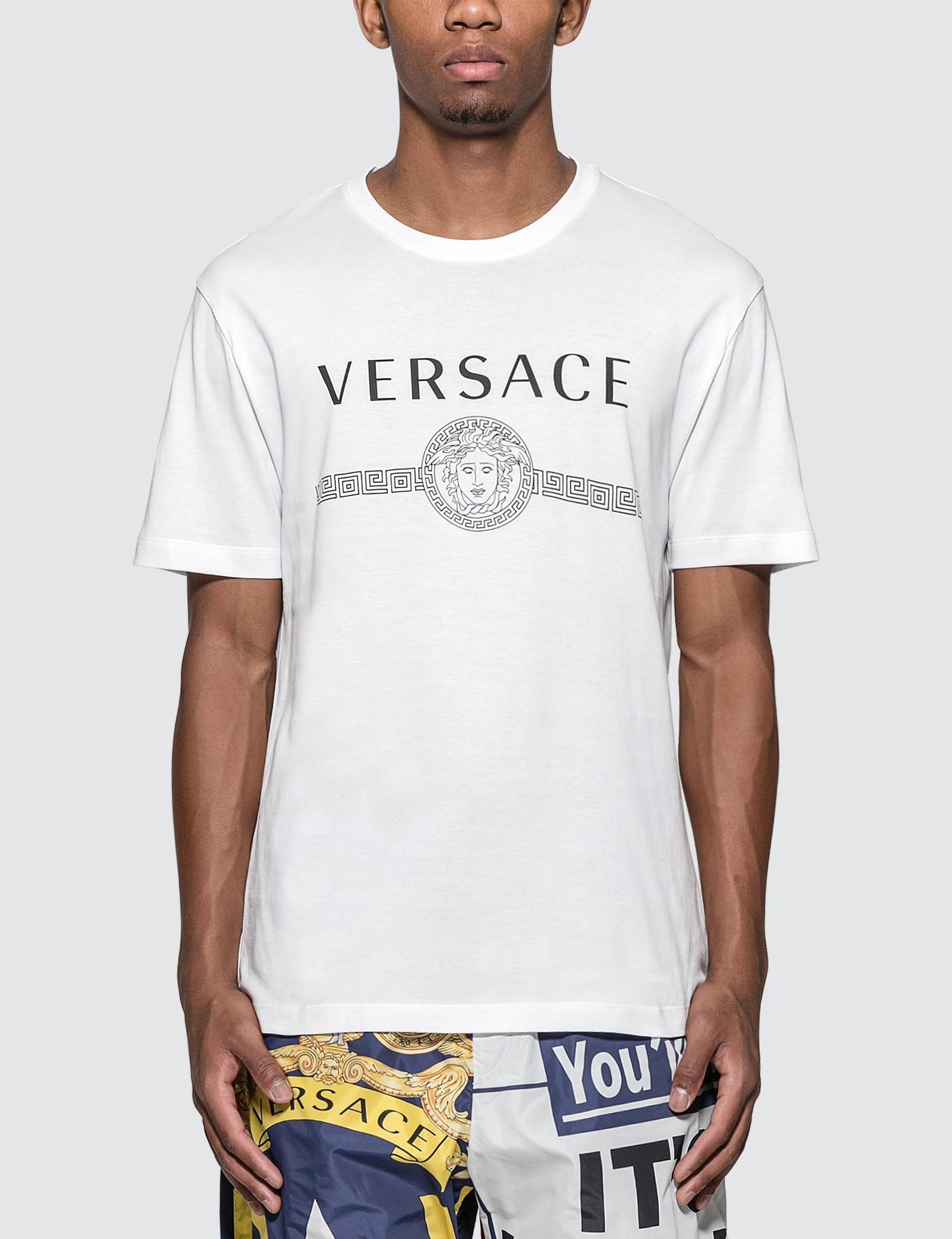 Versace Cotton Vintage Logo T-shirt in White for Men - Lyst