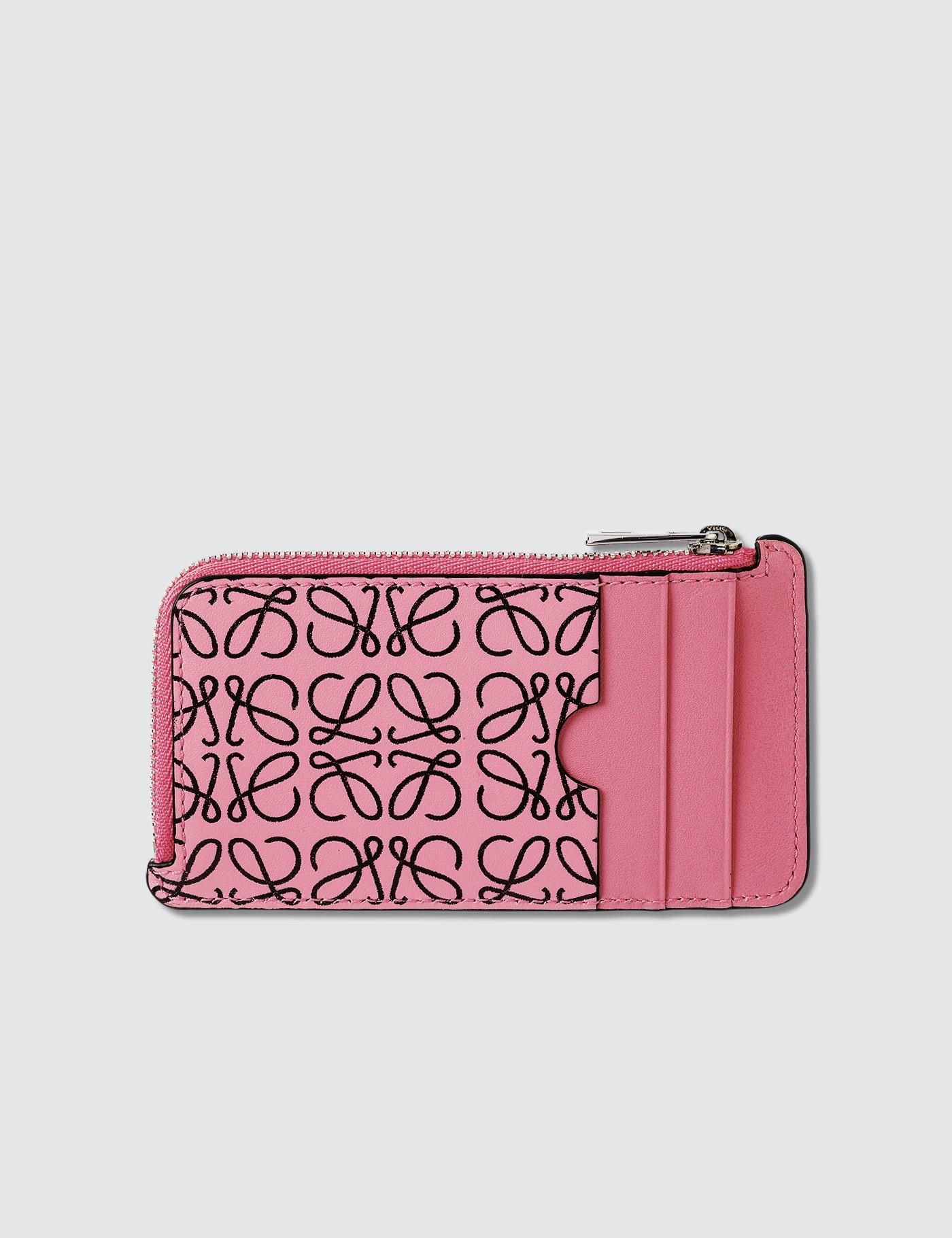 Loewe Wild Rose Coin Card Holder in Pink - Lyst