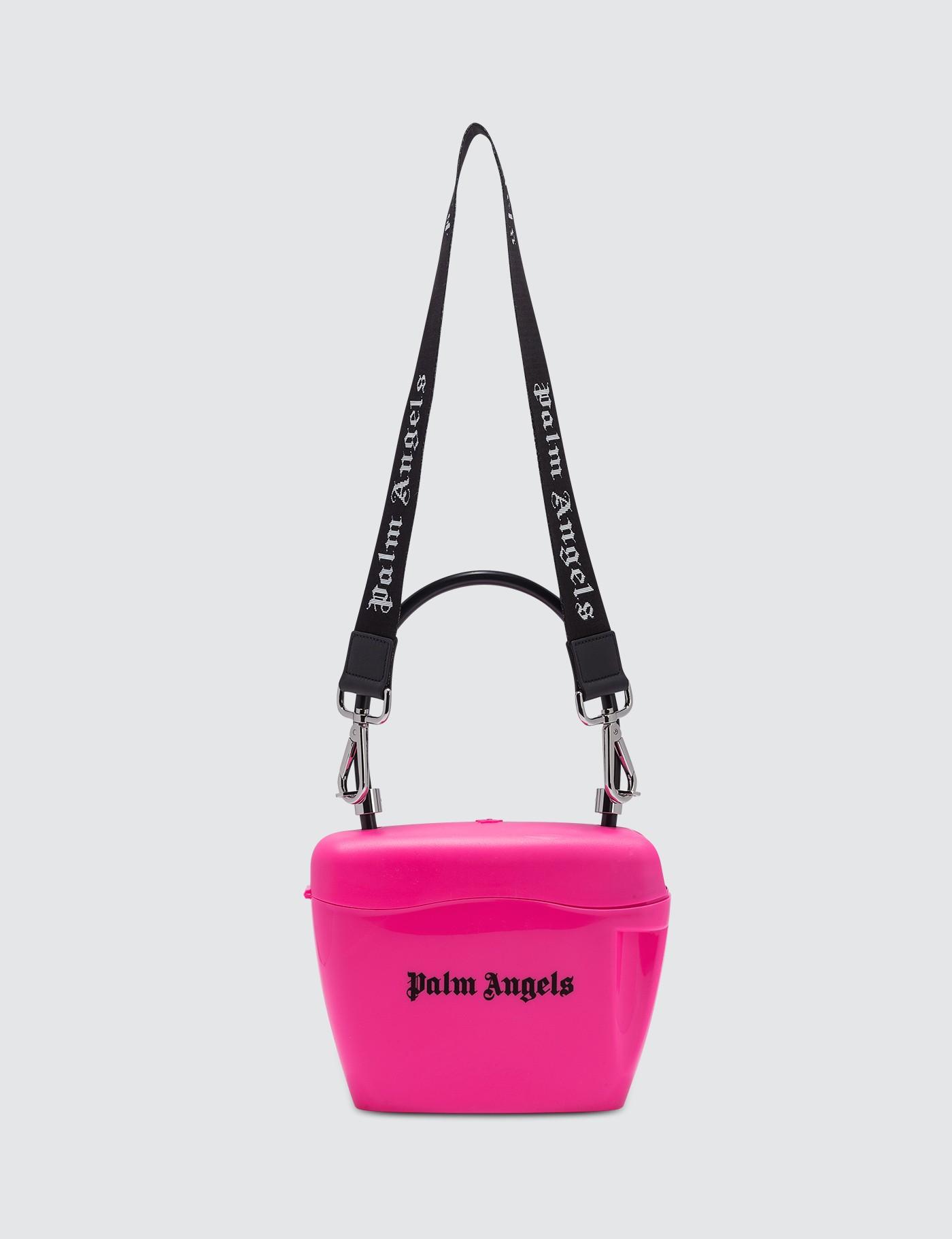 pink palm angels padlock bag