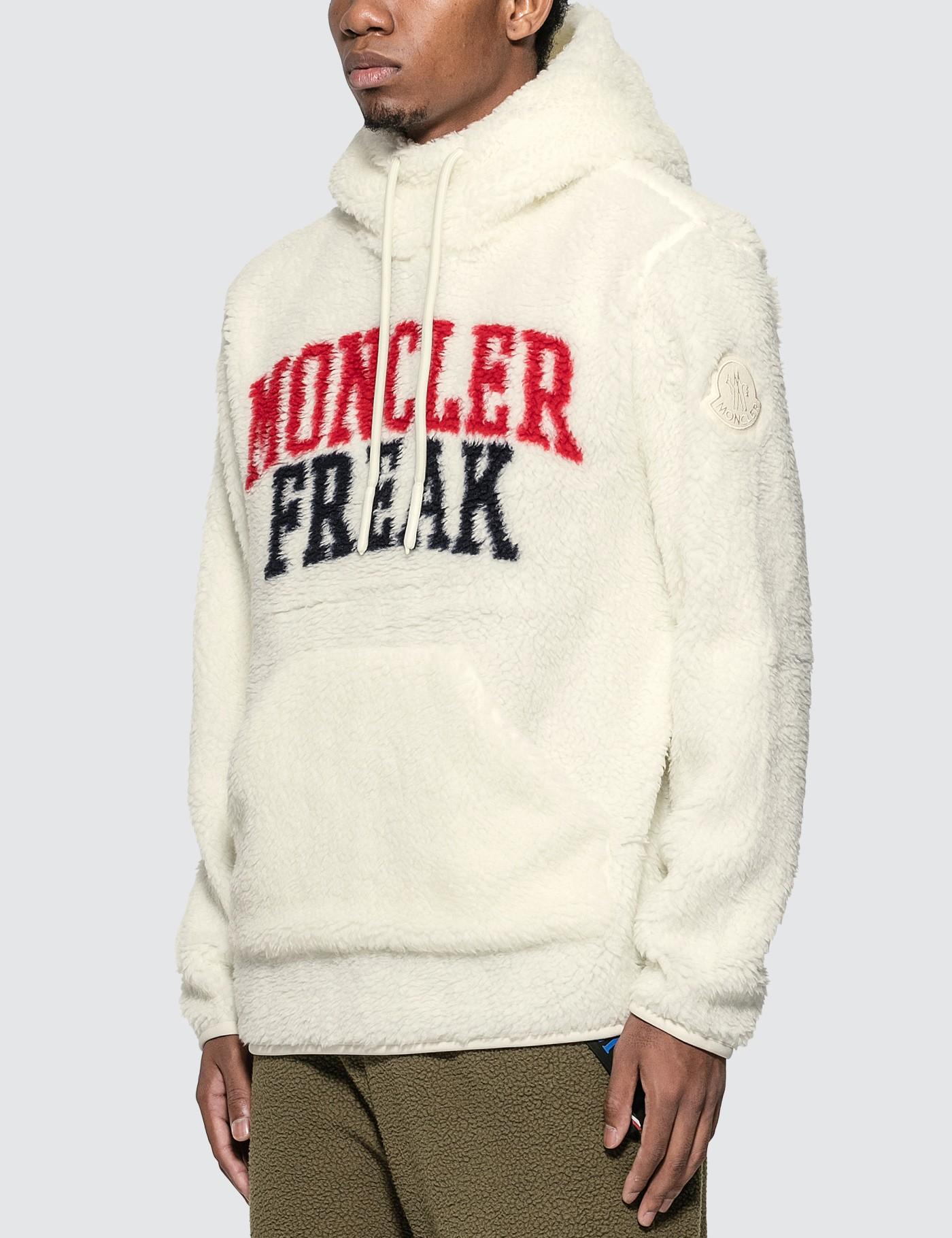 Moncler Genius 1952 Freak Hoodie in White for Men - Lyst