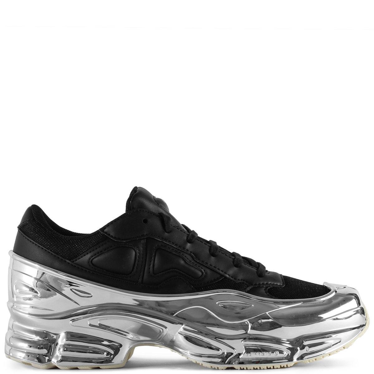 Raf Simons Adidas X Ozweego Black/silver in Black for Men - Lyst