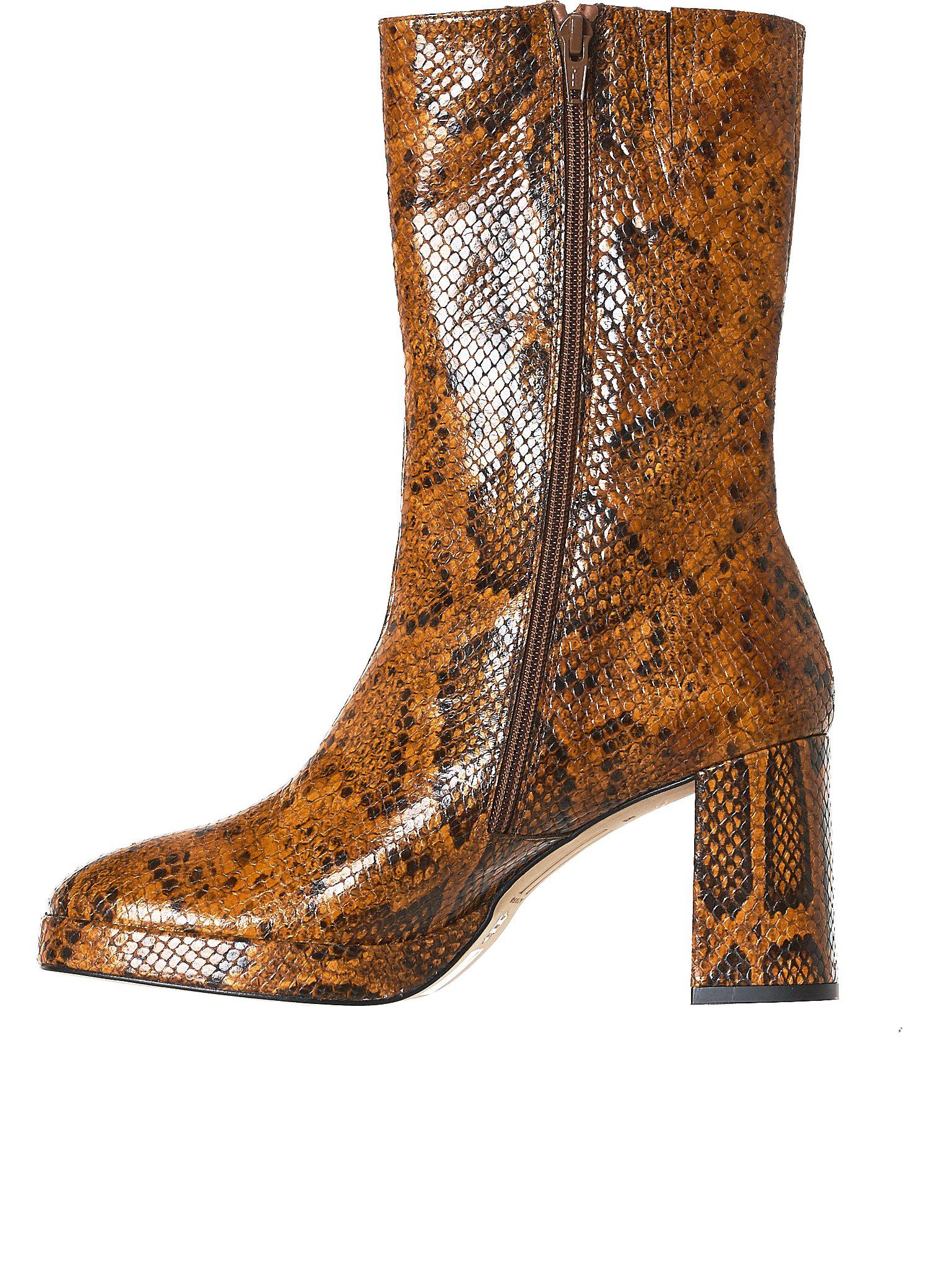 miista snakeskin boots