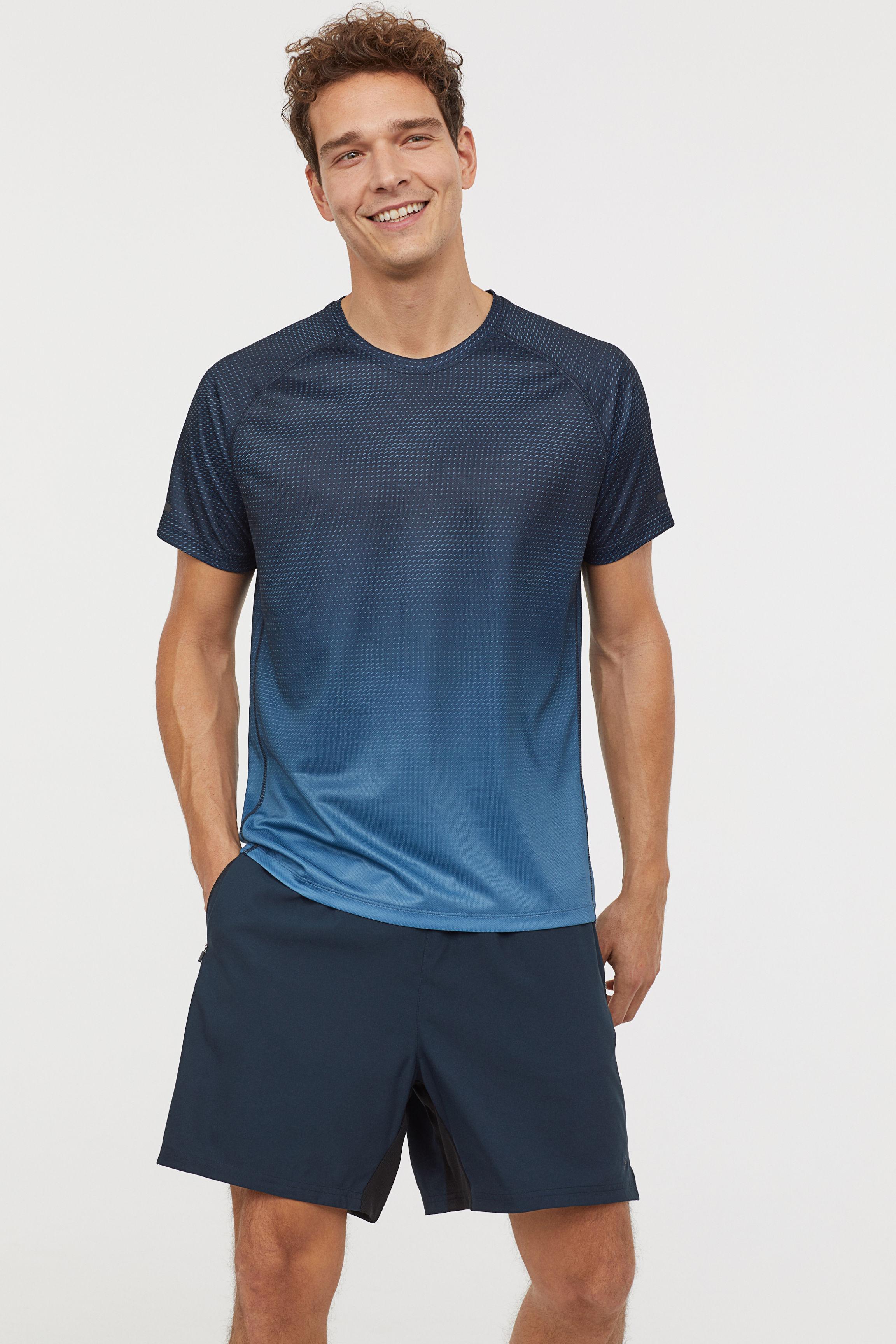 Lyst - H&M Running Shorts in Blue for Men