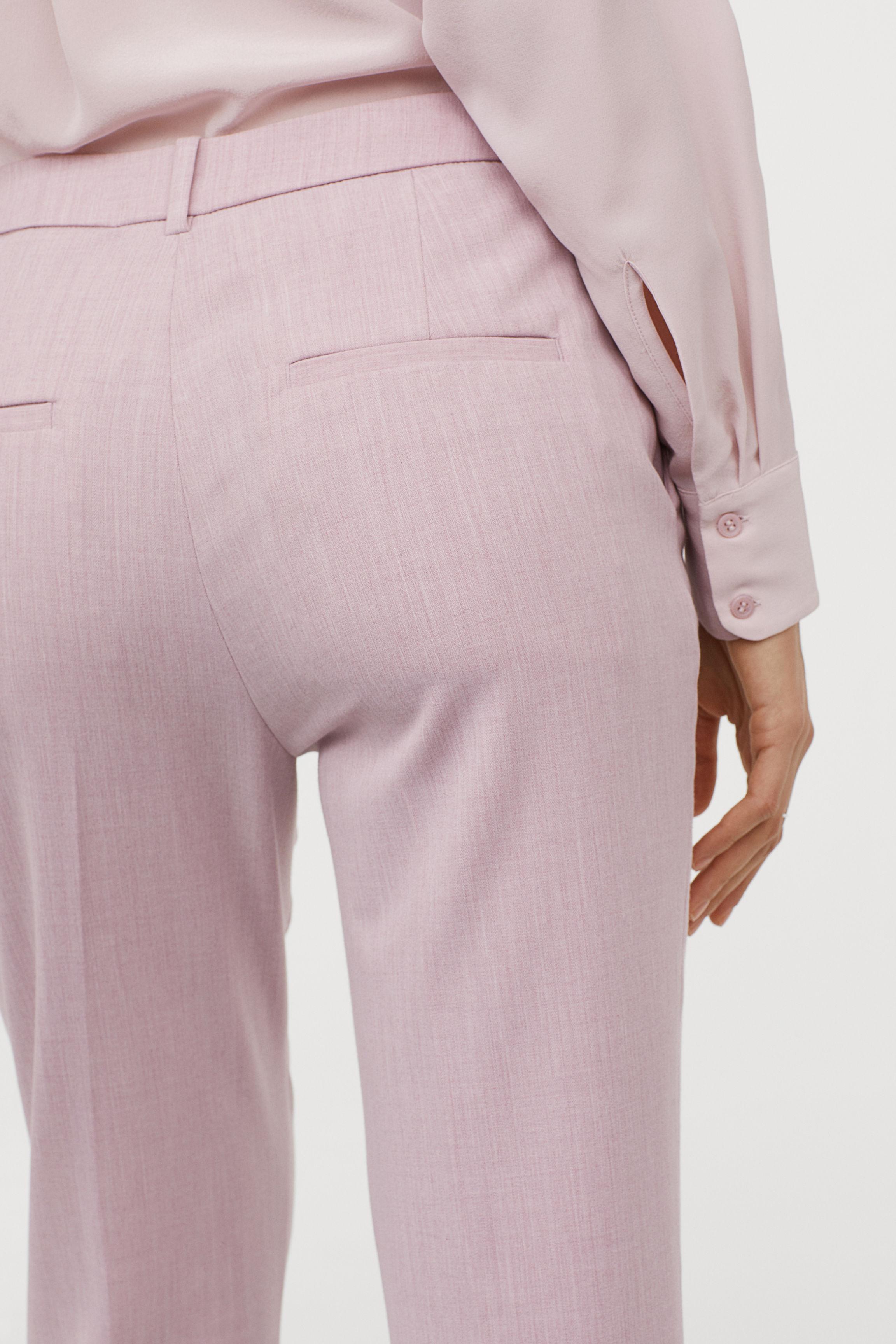 h&m pink pants