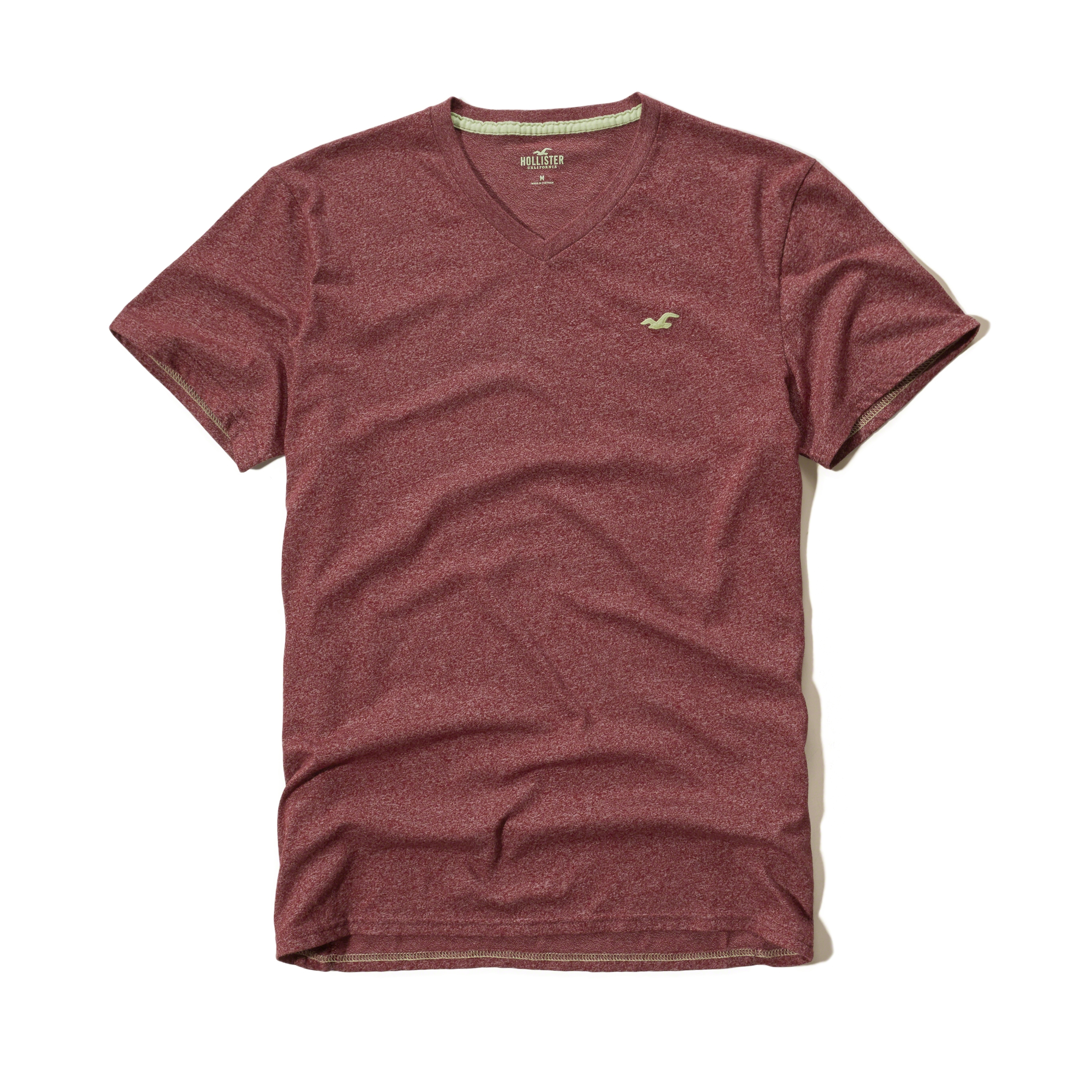 Lyst - Hollister V Neck T-shirt in Red for Men