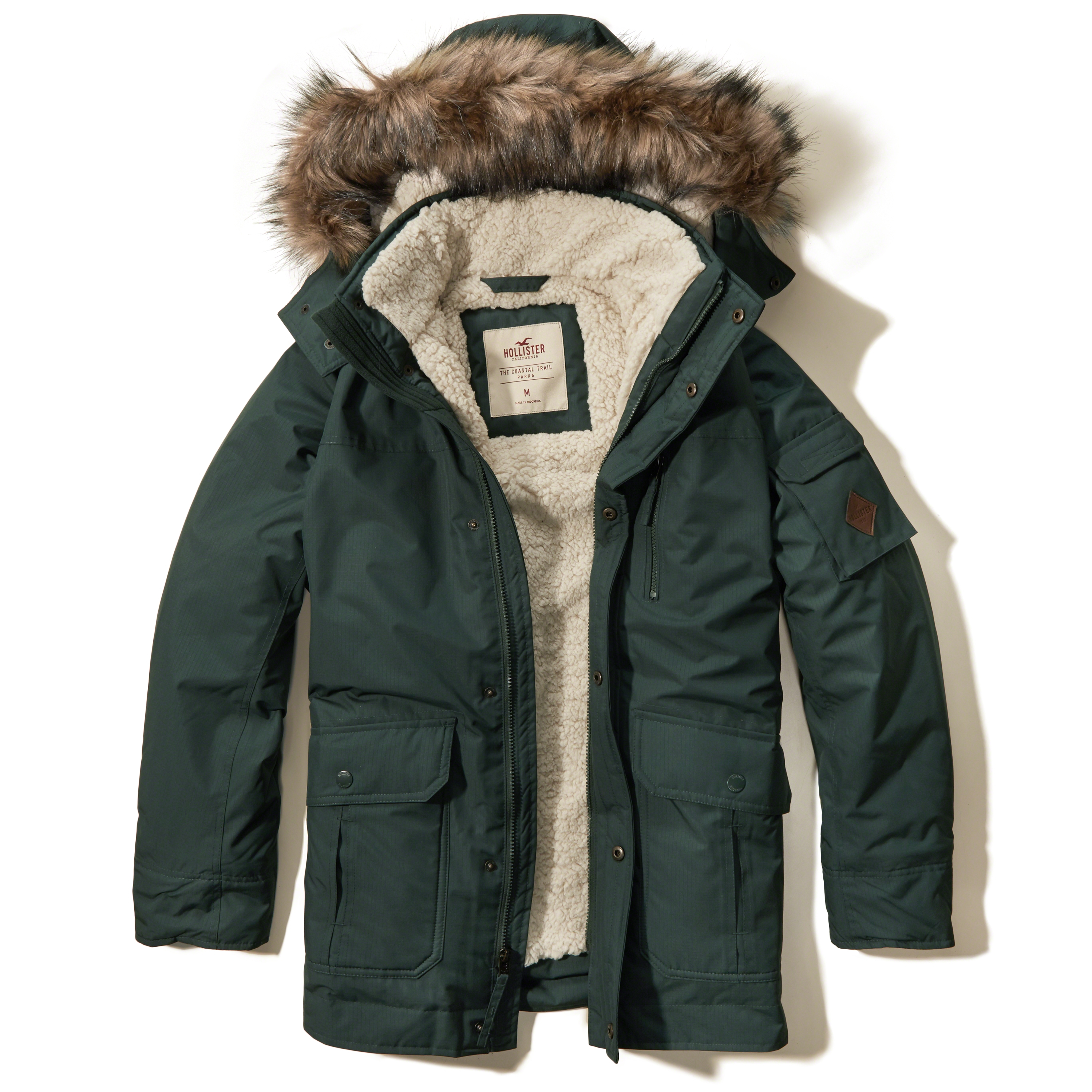 hollister coastal trail parka