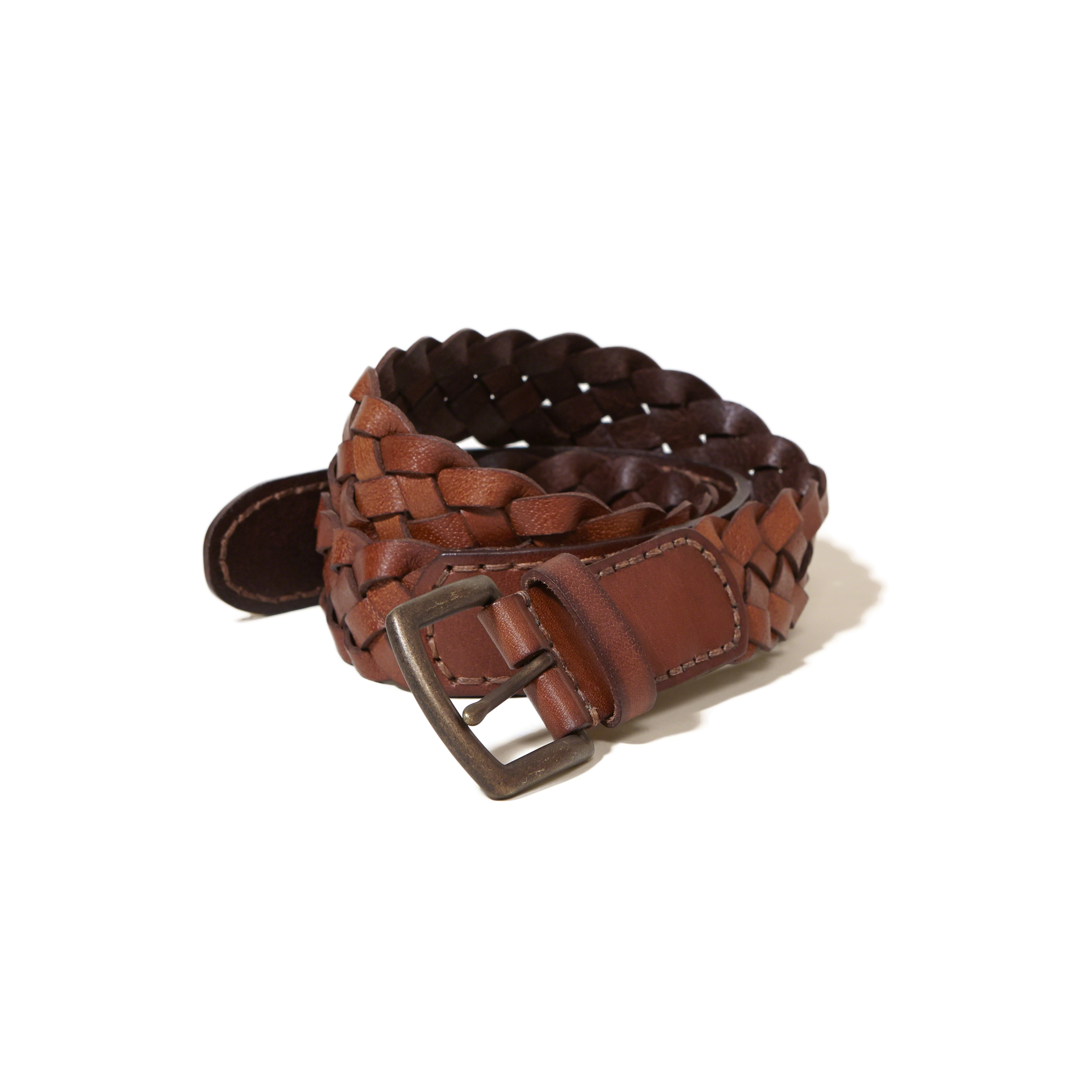 Lyst - Hollister Braided Leather Belt in Brown for Men